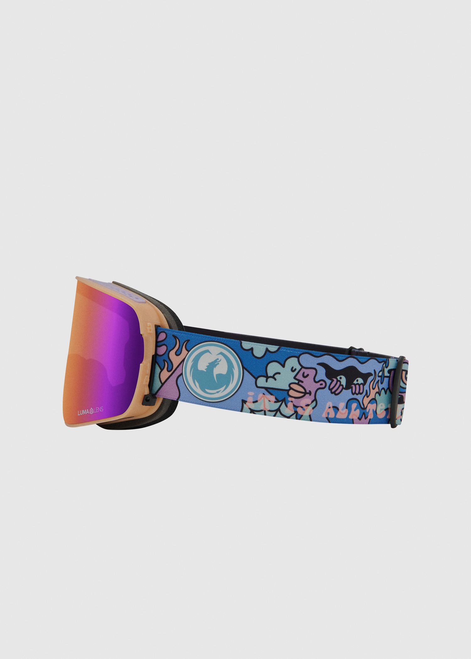 Dragon NFX2 Kimmy Fasani Signature / Lumalens Purple Ionized Goggles