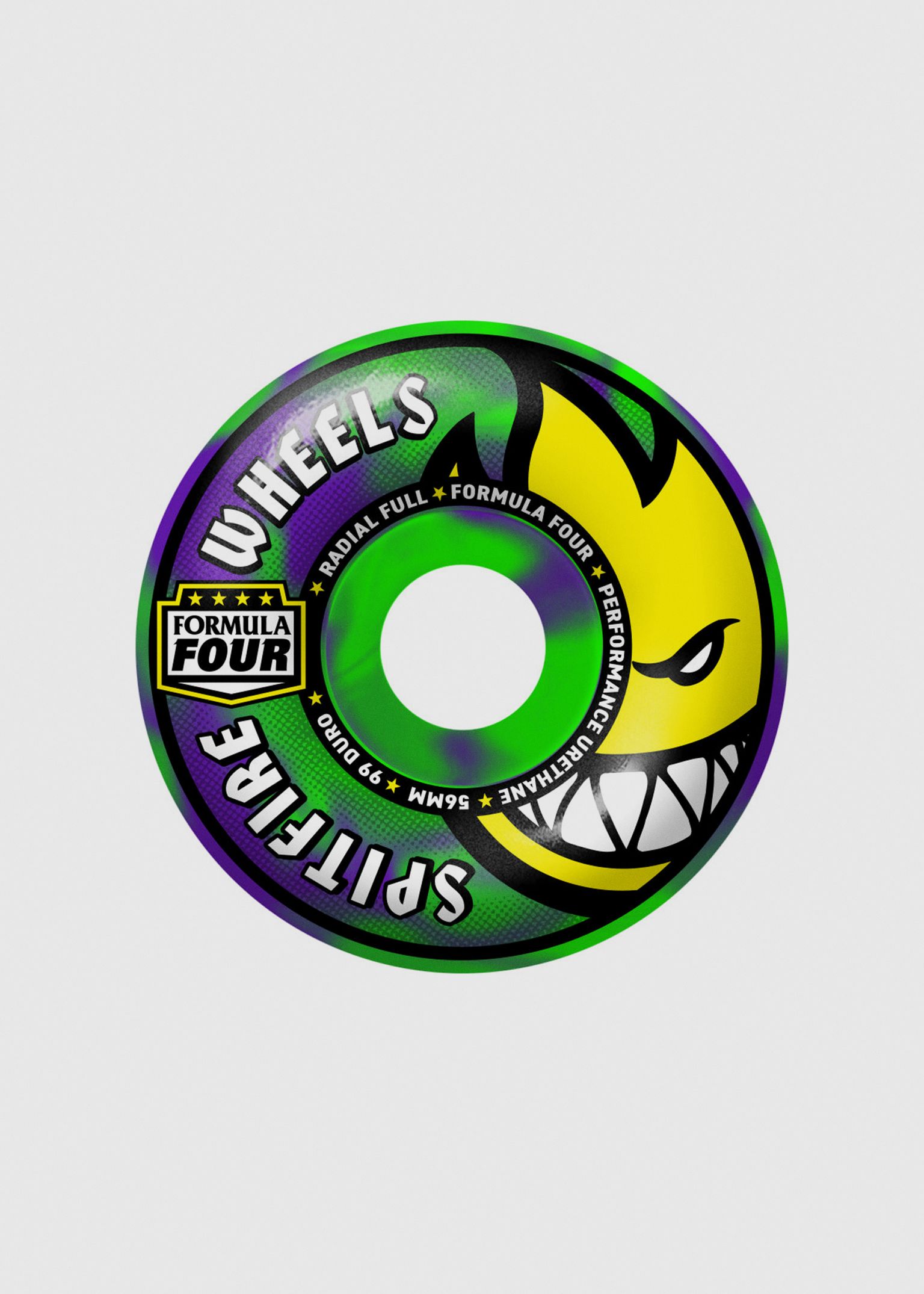 Formula Four 99Du Team Colors Radial Full 56mm Skateboard Wheels image