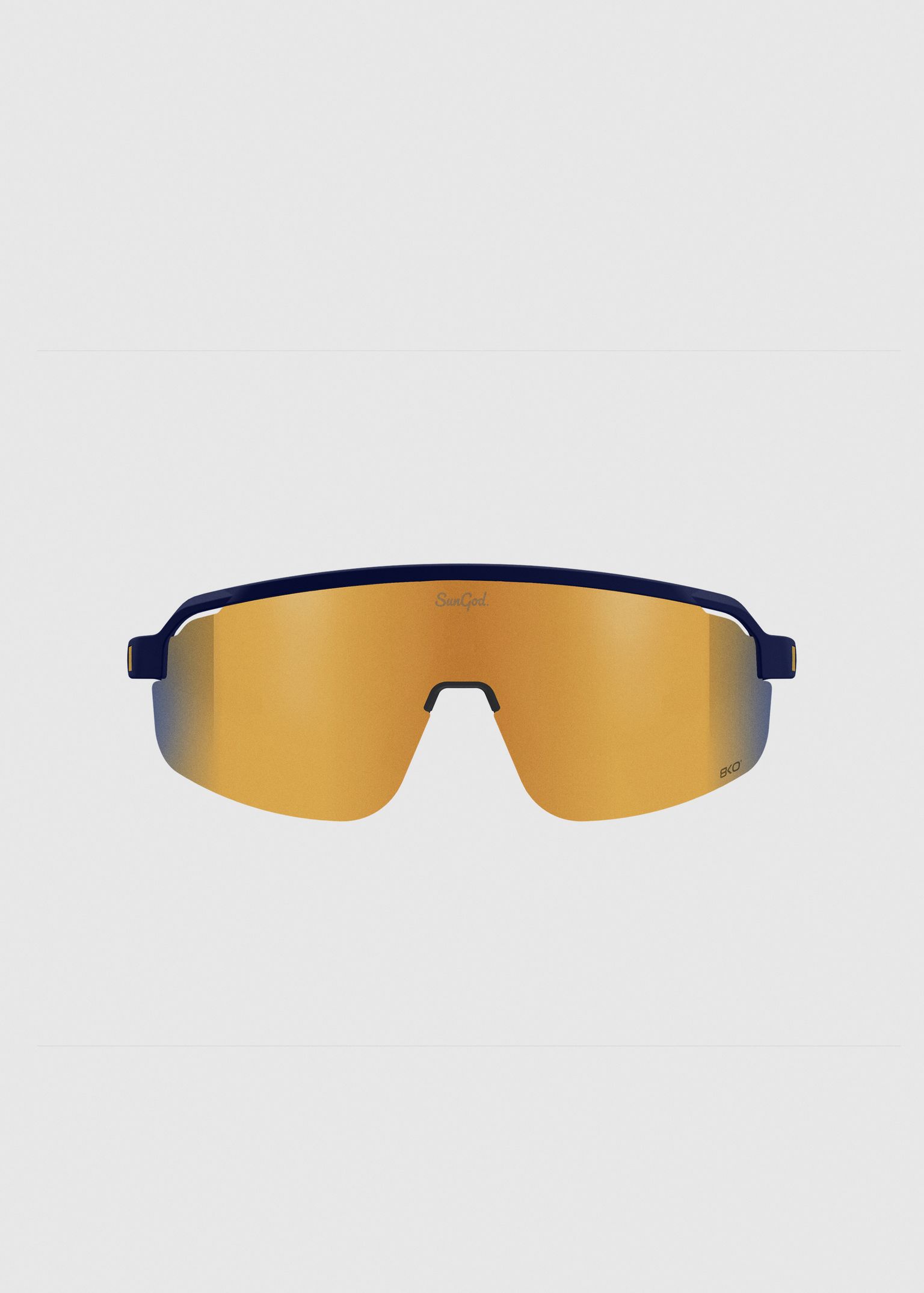 Forty2s Matte Navy / 8KO Gold Sunglasses image