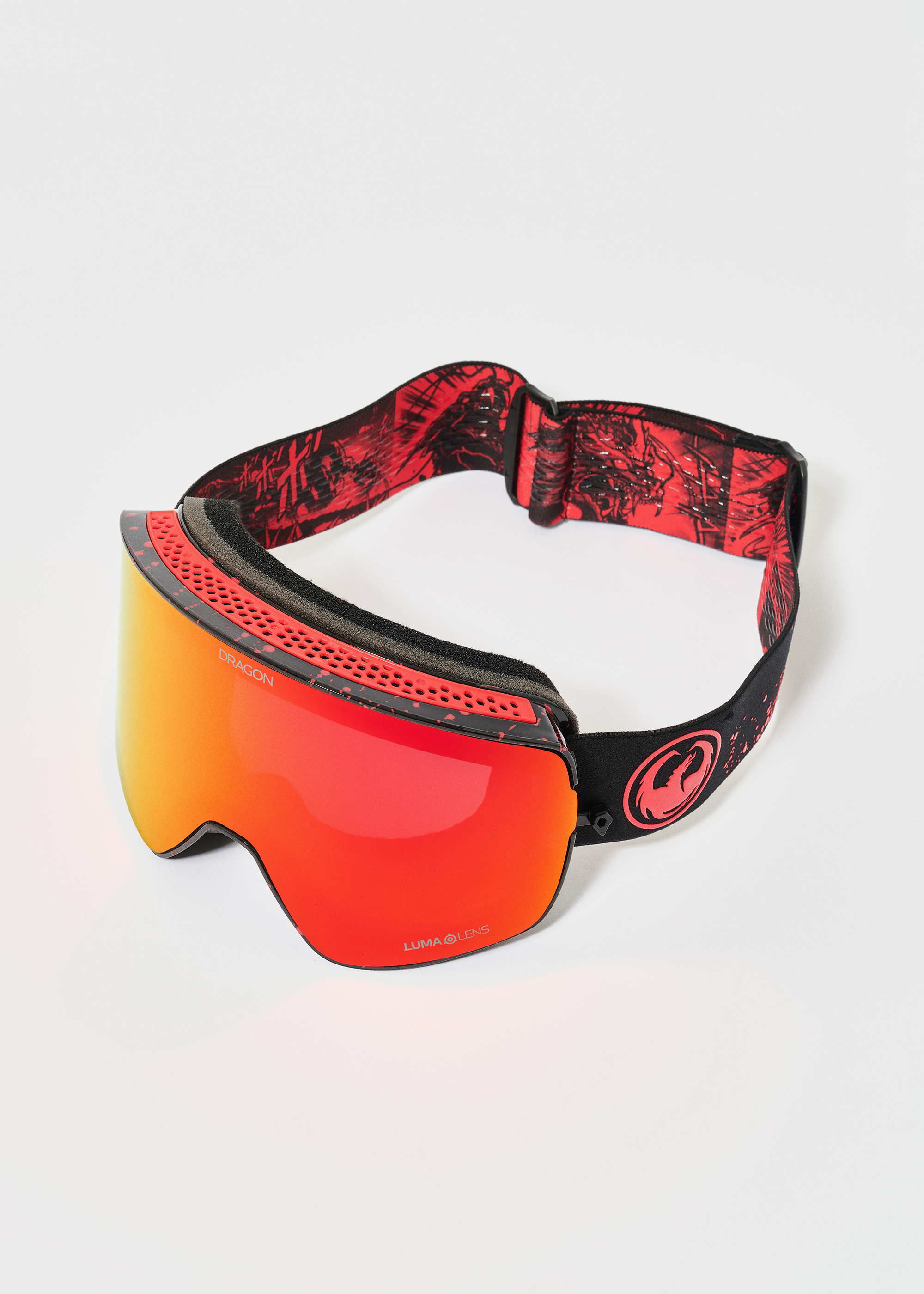 Dragon NFX2 Kaiju / Lumalens Red Ionized Goggles