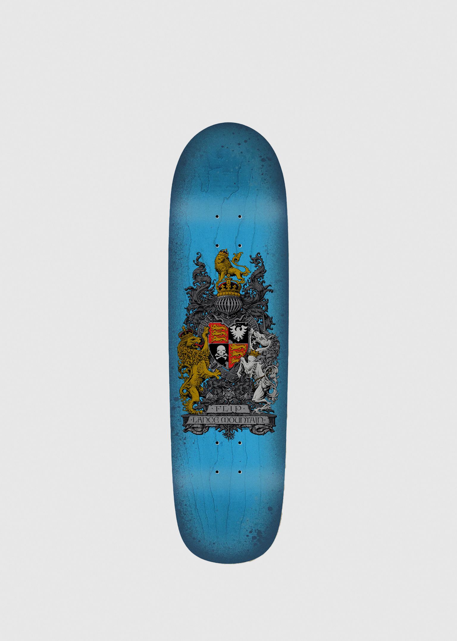 Mountain Crest Sprayed Teal 8.7" Skateboard Deck image