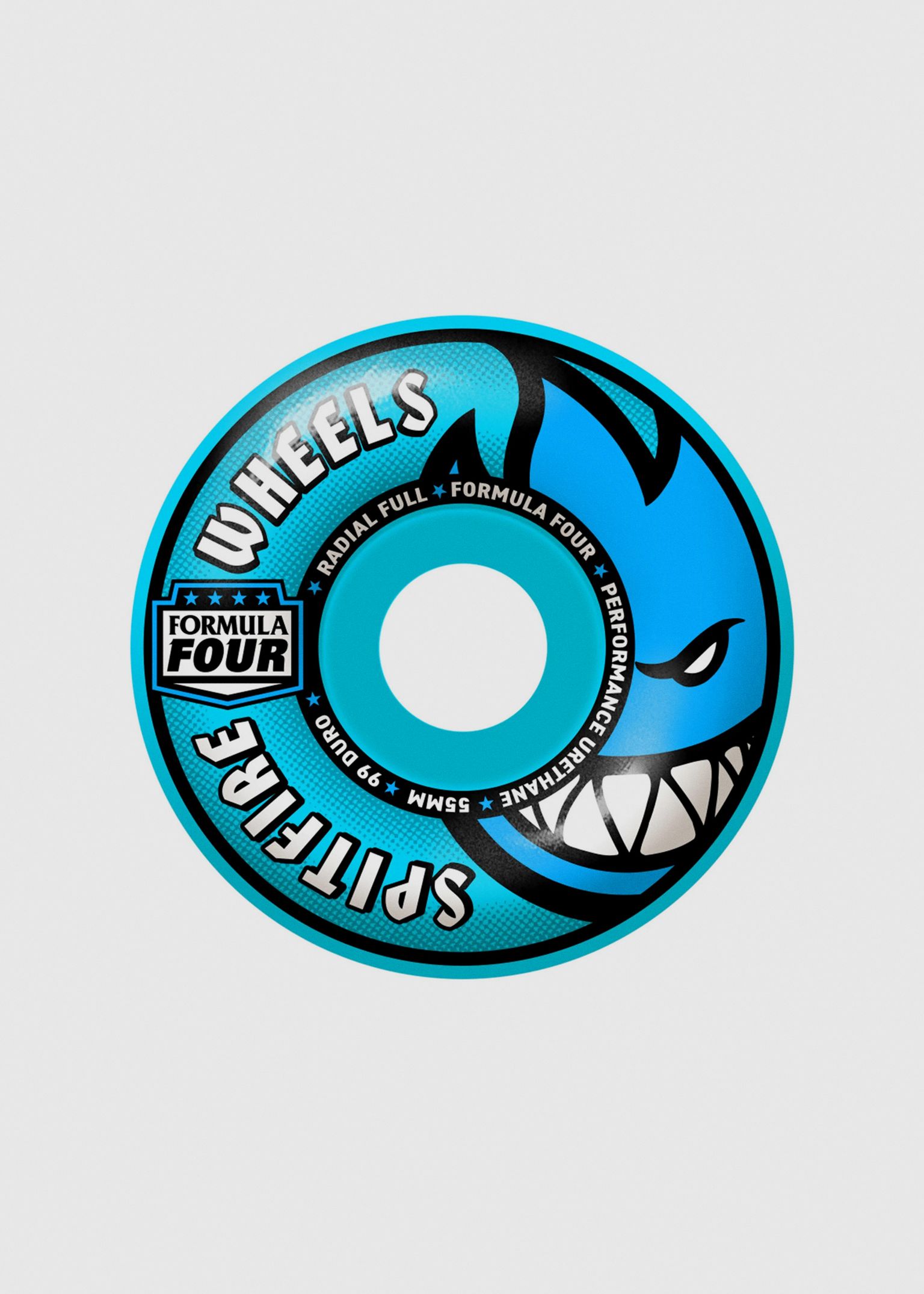 Formula Four 99Du Team Colour Radial Full 55mm Skateboard Wheels image