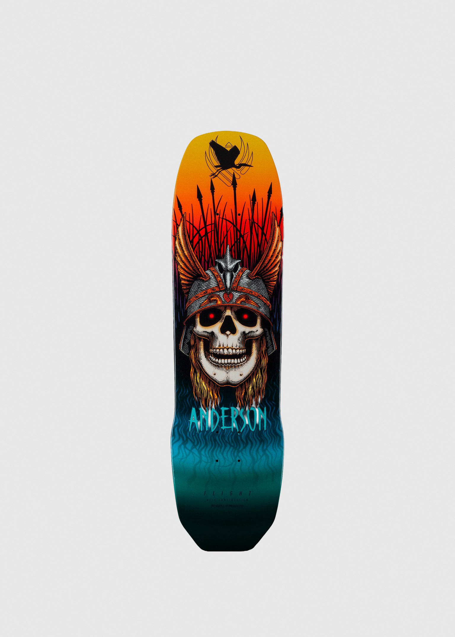 Flight Andy Anderson Heron Skull 8.45' Skateboard Deck image