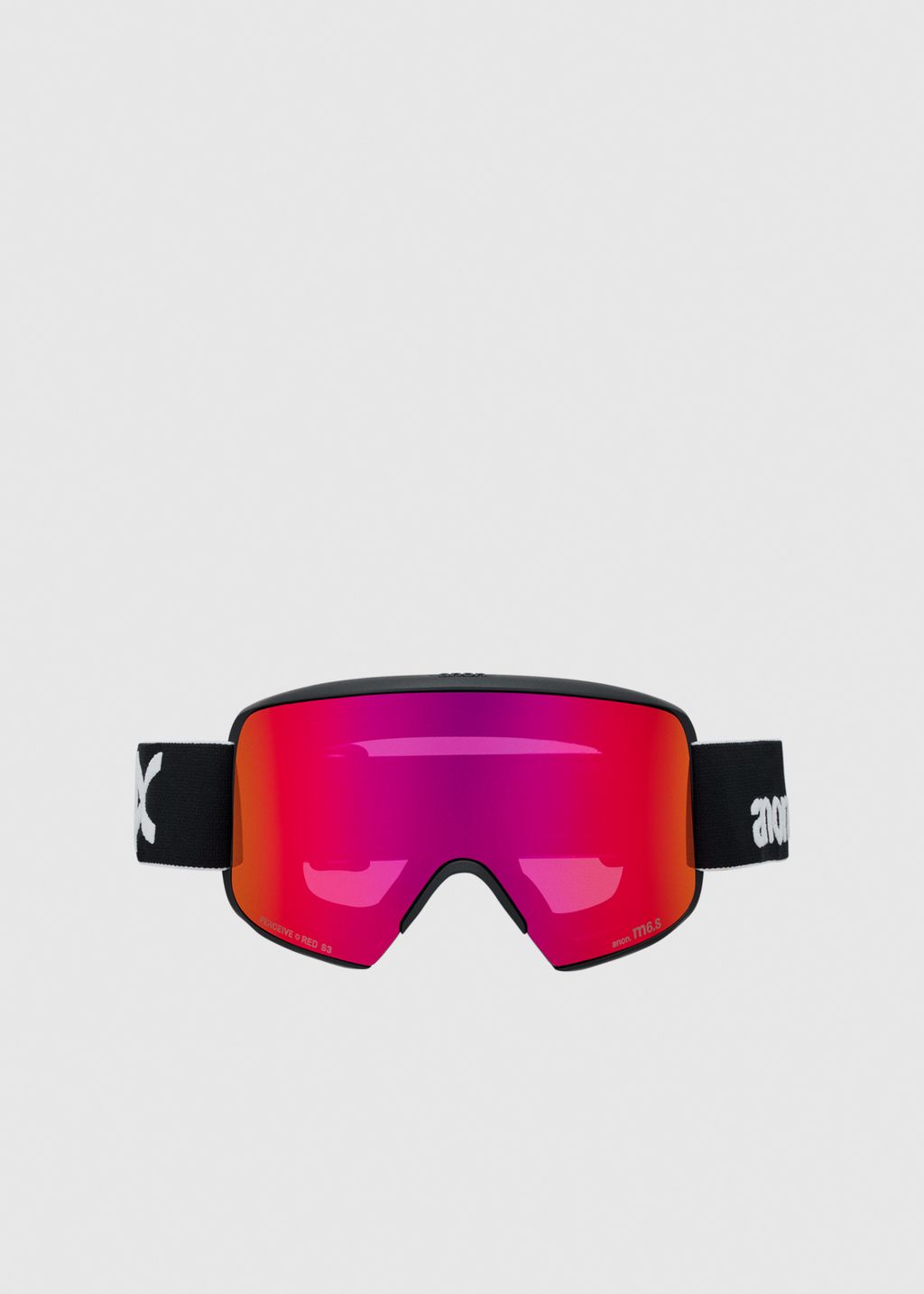 Anon M6S Black / Perceive Sunny Red Goggles