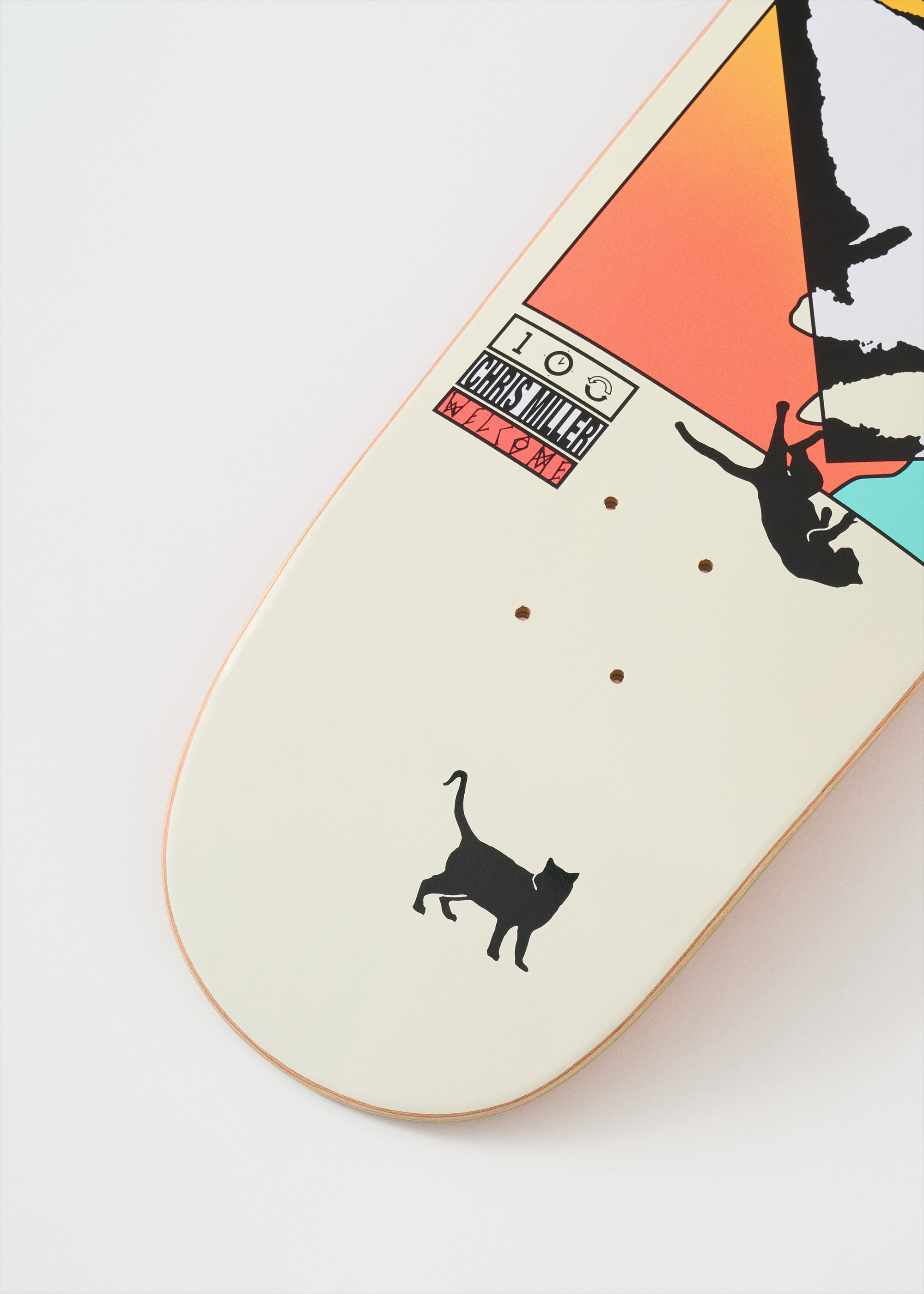 Welcome Skateboards Faces Chris Miller on Catblood 2.0 8.75