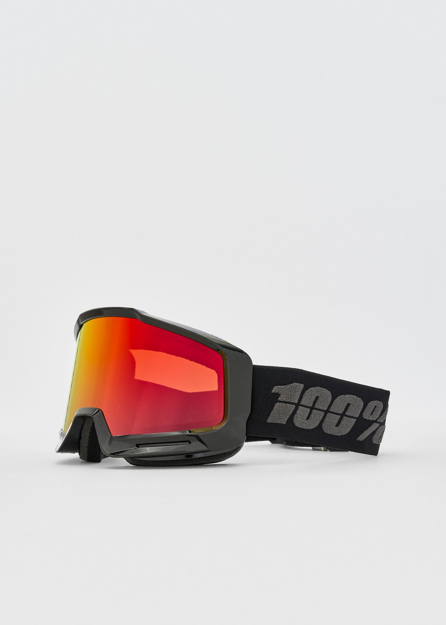 Okan Essentail Black / HIPER Vermillion Red ML Mirror Goggles image