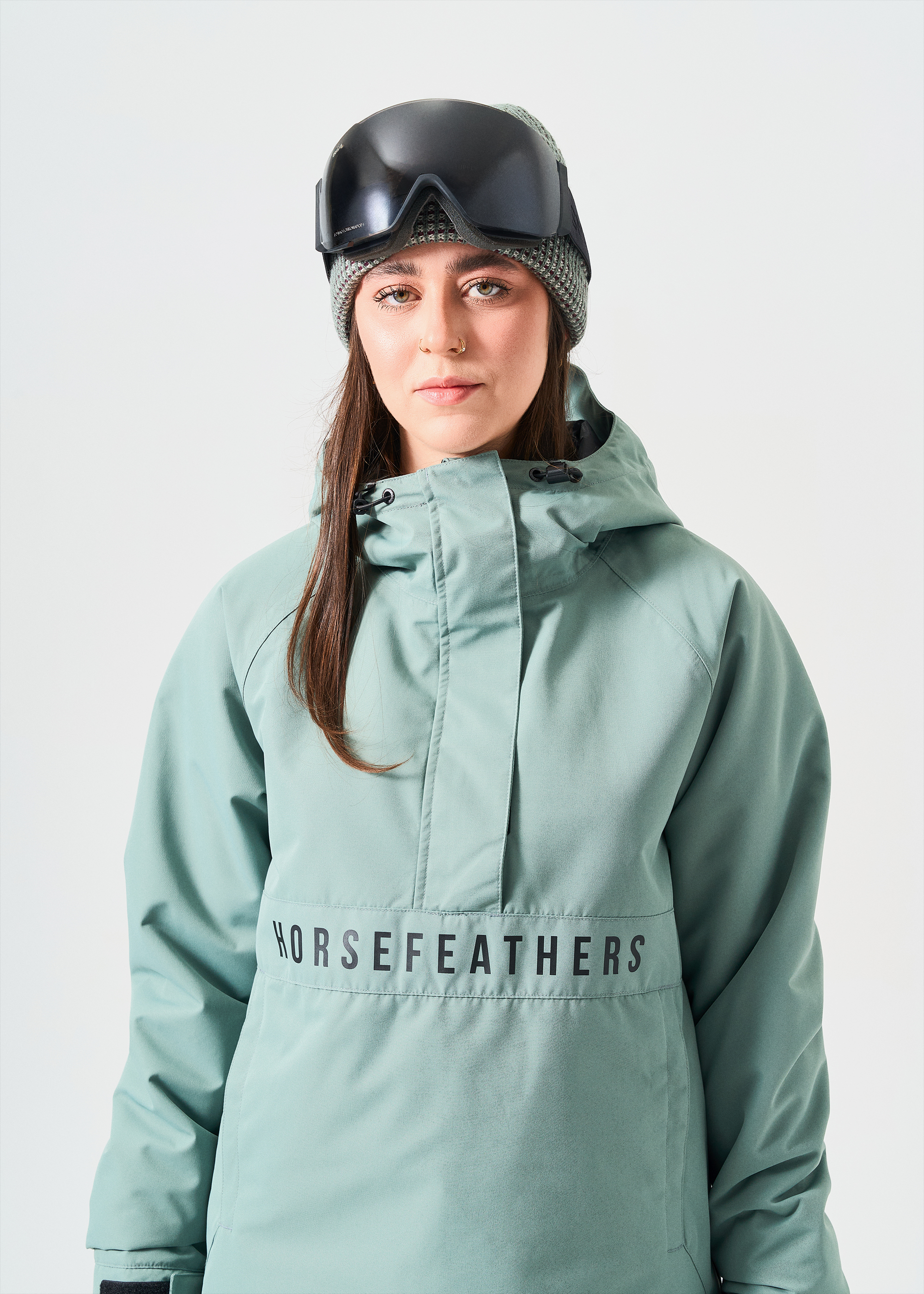 Horsefeathers アノラックジャケット ミント/ブラックSサイズ Horsefeathers Tala Jacket