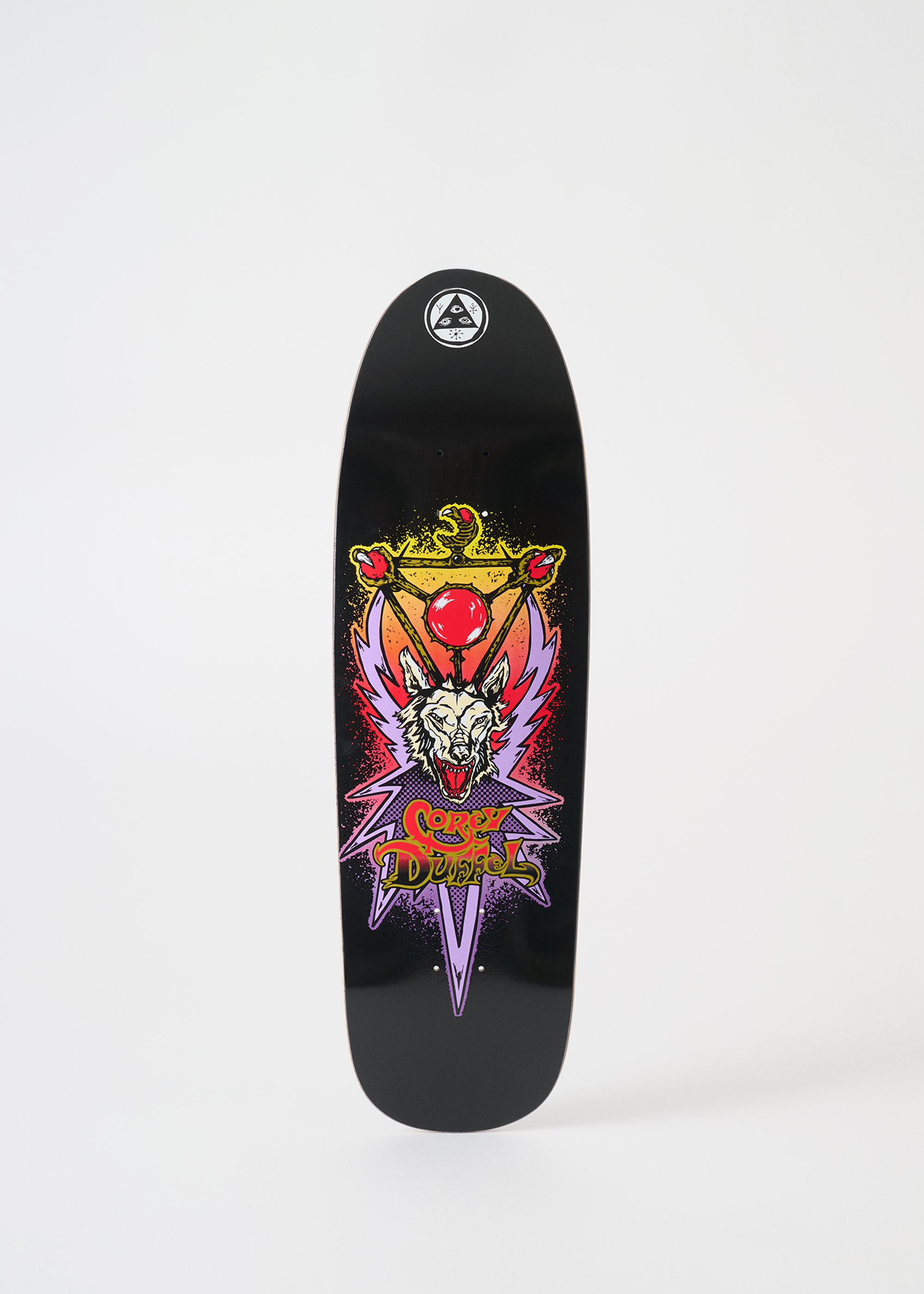 Welcome Skateboards Corey Duffel Guest Board on Blixa 9.25