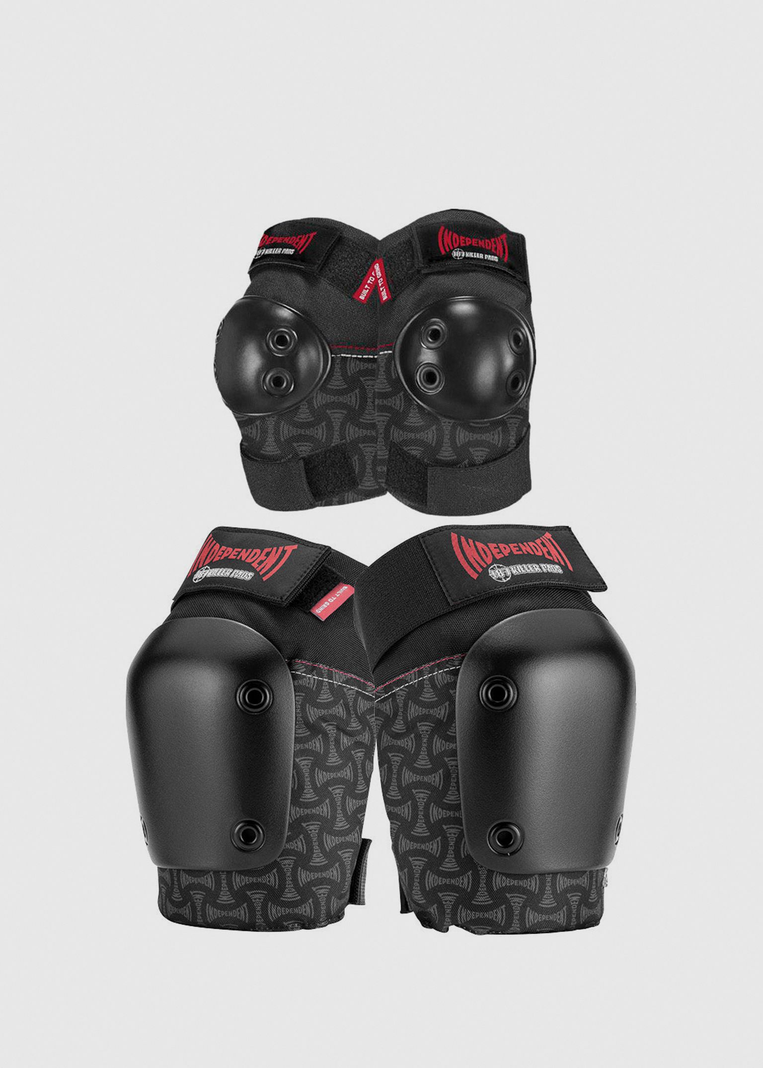 187 x Independent Adult Knee and Elbow Combo Pack Skateboard Pads image