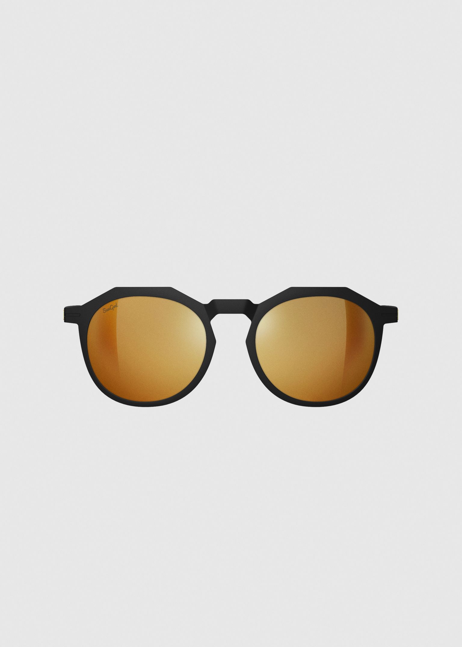 Zephyrs Matte Black / 8KO Gold Polarised Sunglasses image