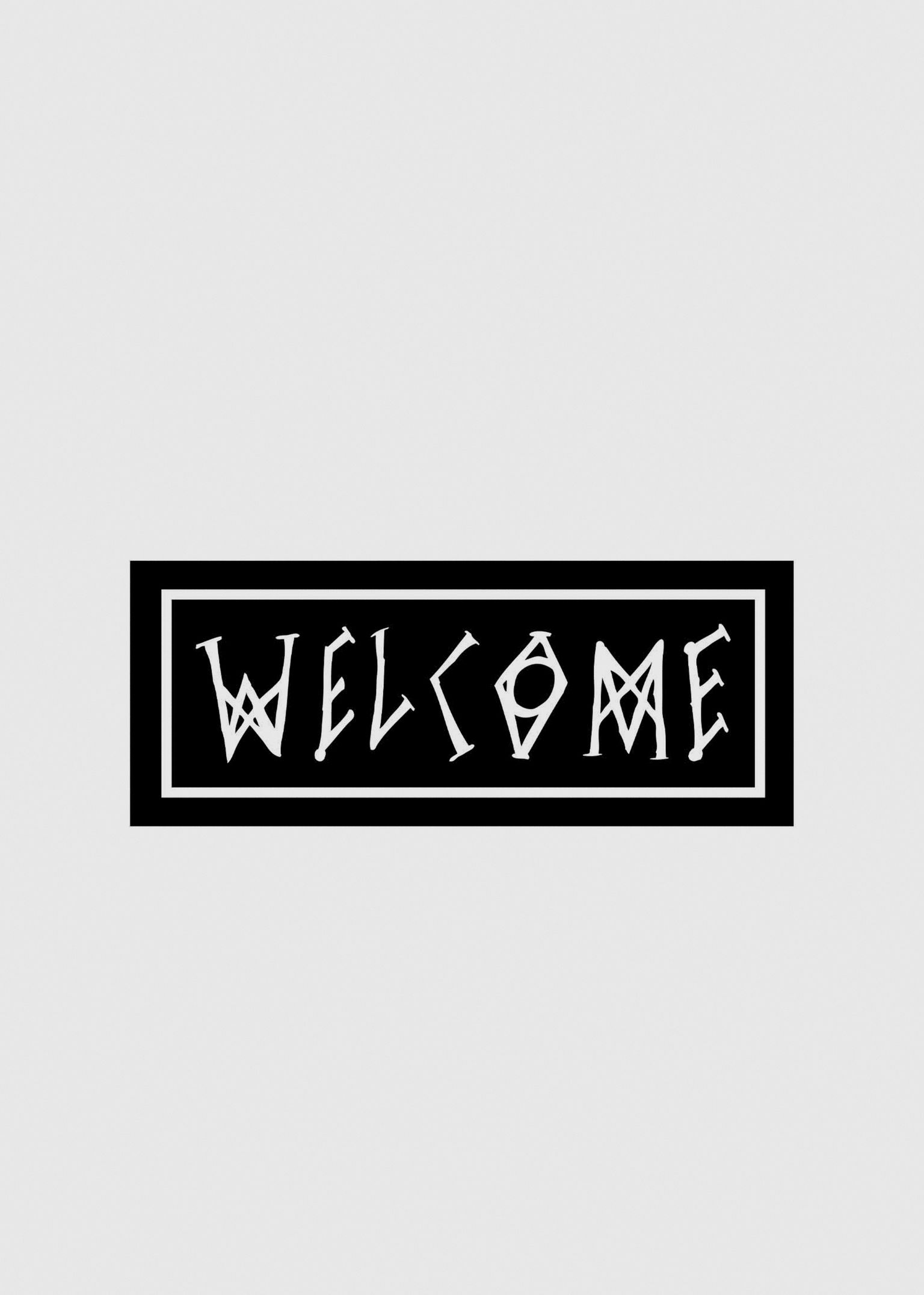 Welcome Scrawl Sticker image