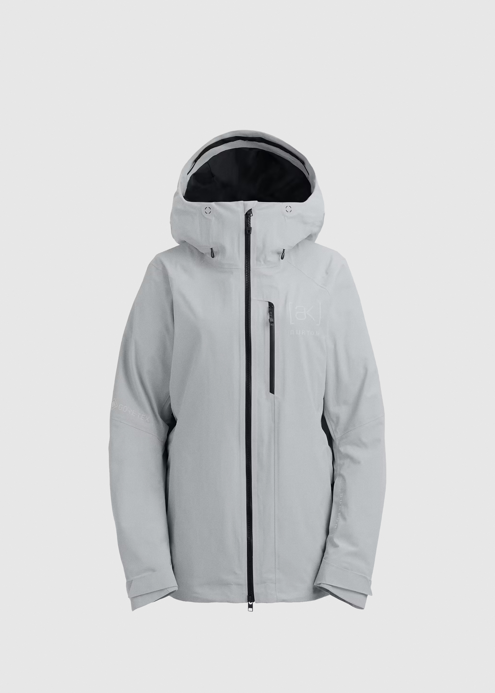最終価格 [ak] BURTON ホワイト ジップアップ L Burton [AK] Upshift GORE-TEX Jacket