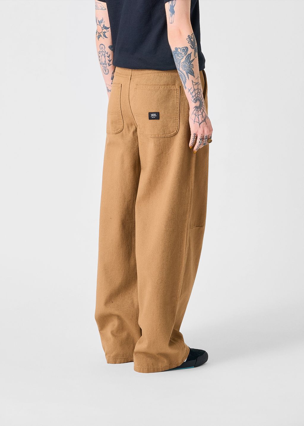 パンツ yamgen Stacked Canvas Wide-Leg Pants Giselle Canvas Wide