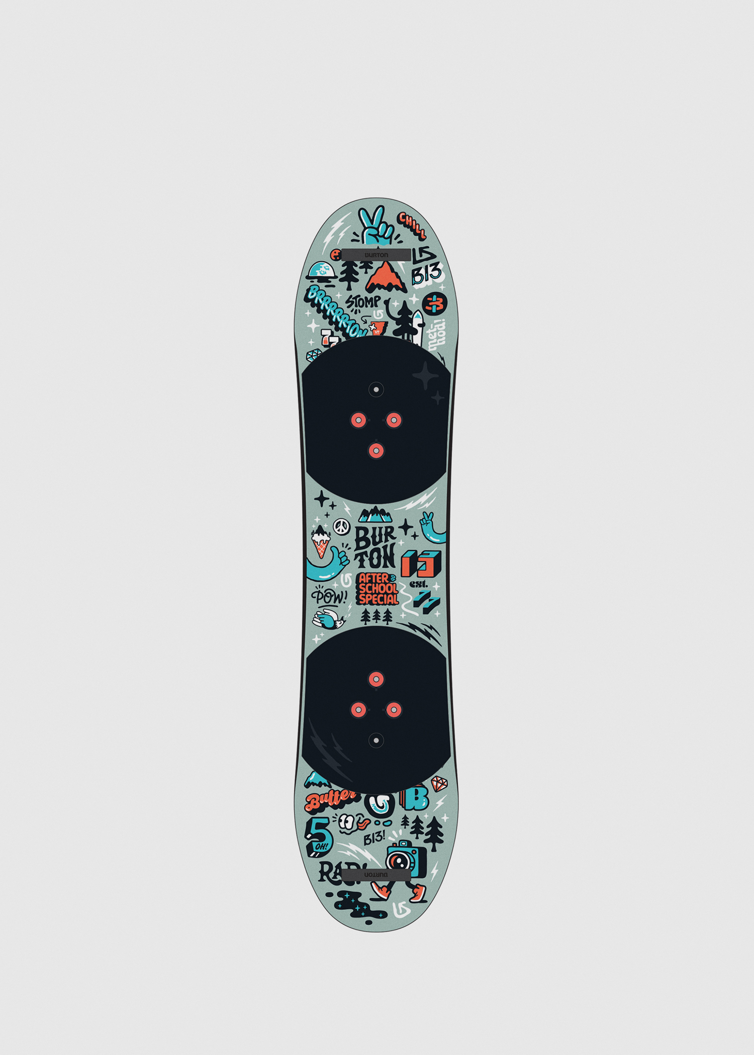 スノーボード Burton After School Special 100cm 2017 Burton After School Special Snowboard Package - Big Kids
