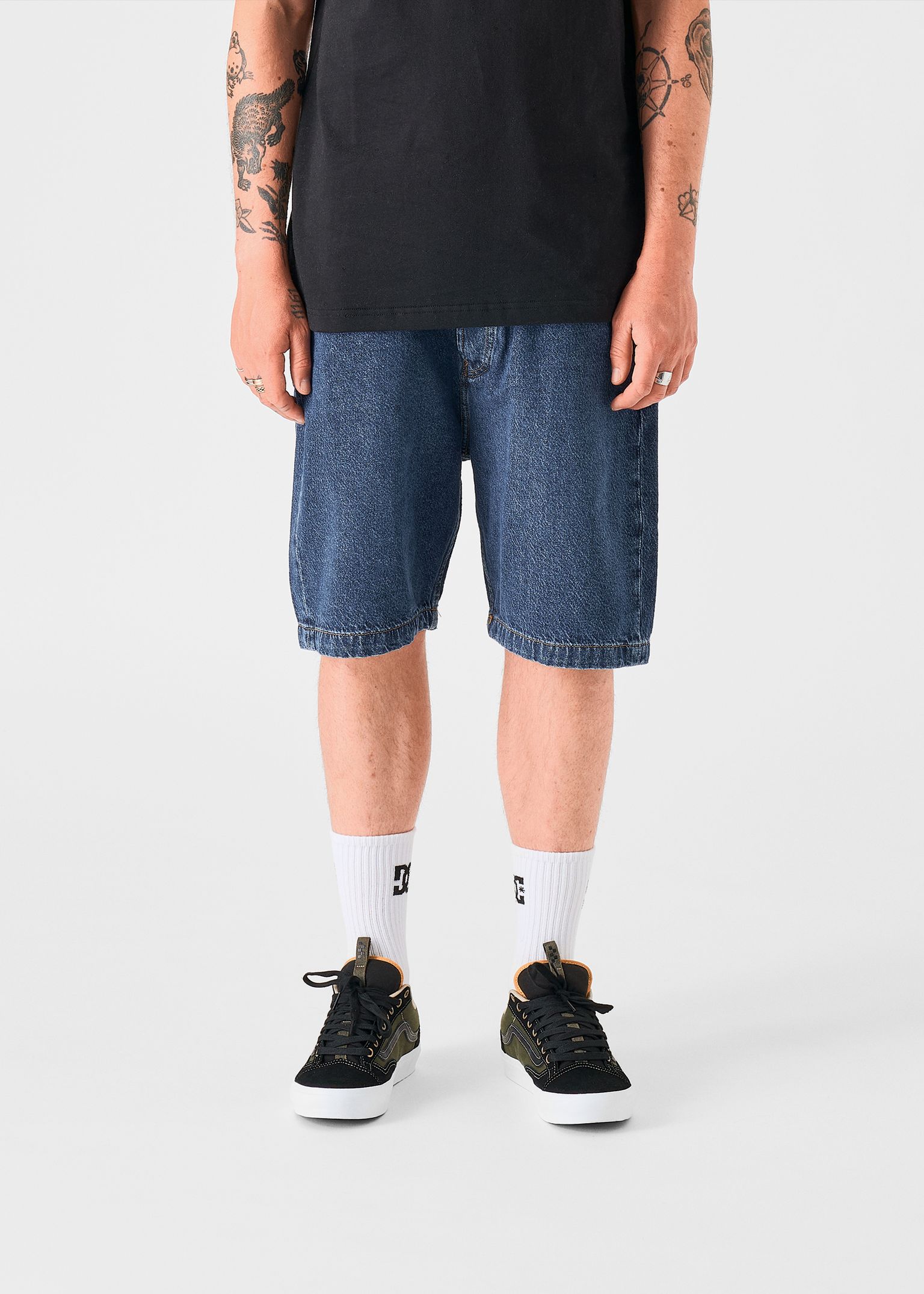 Worker Baggy Denim Short RSI image