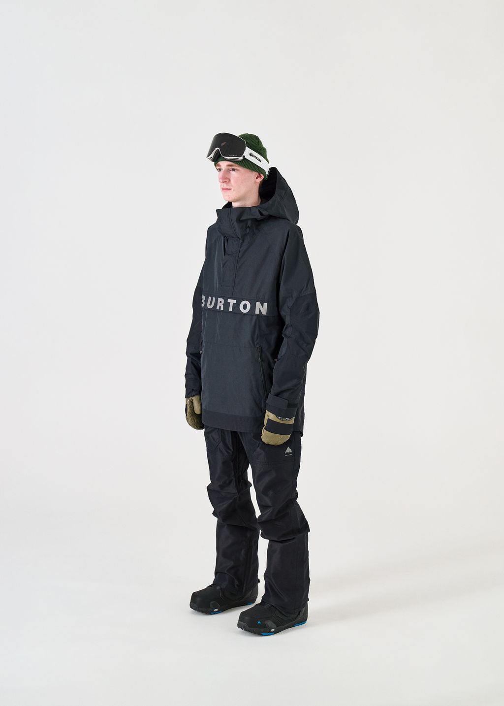 BURTON MEN's FROSTNER ANORAK Sサイズ 523103901_model_thesnowboardas