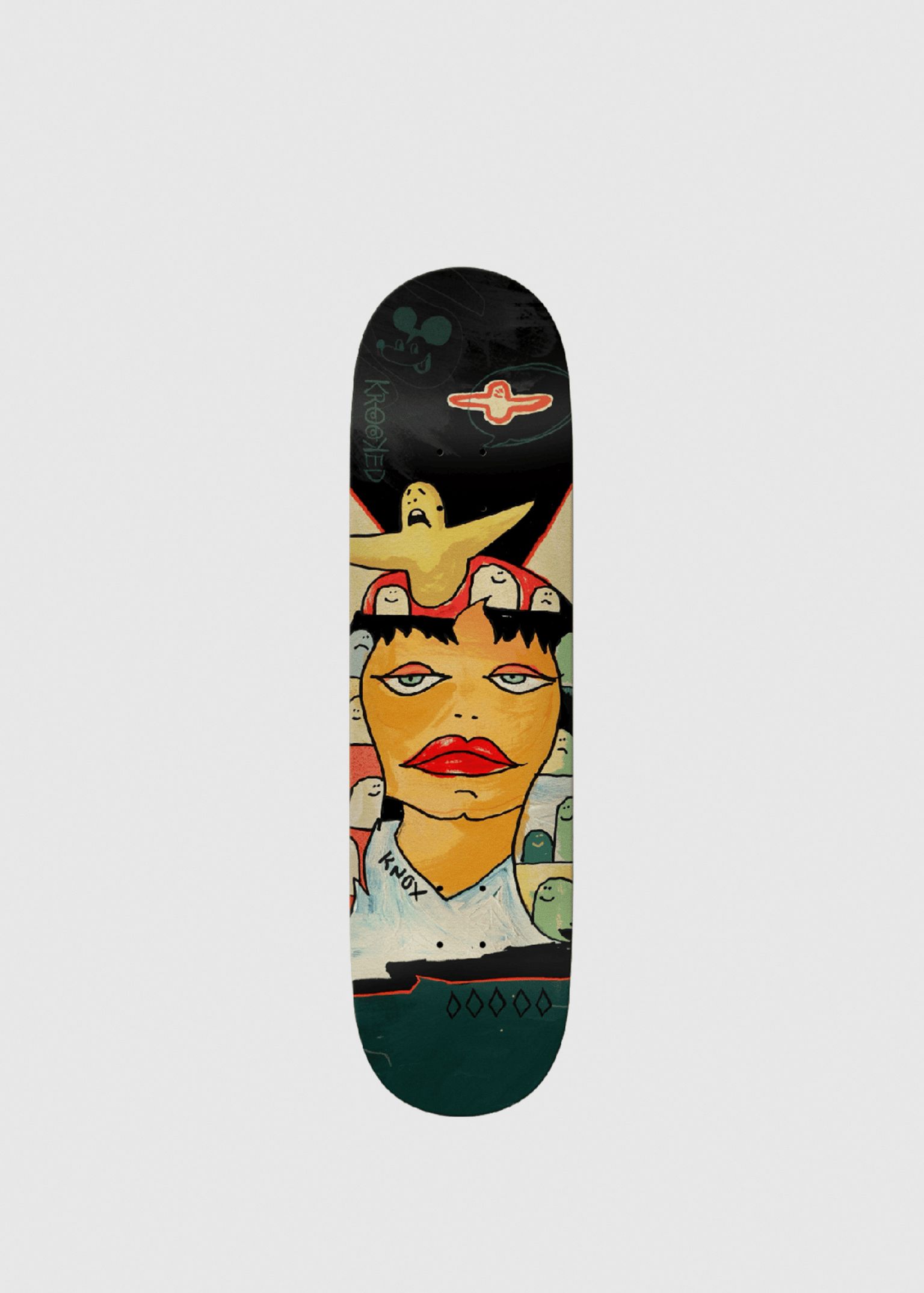 Knox Three Star 8.25" Skateboard Deck image