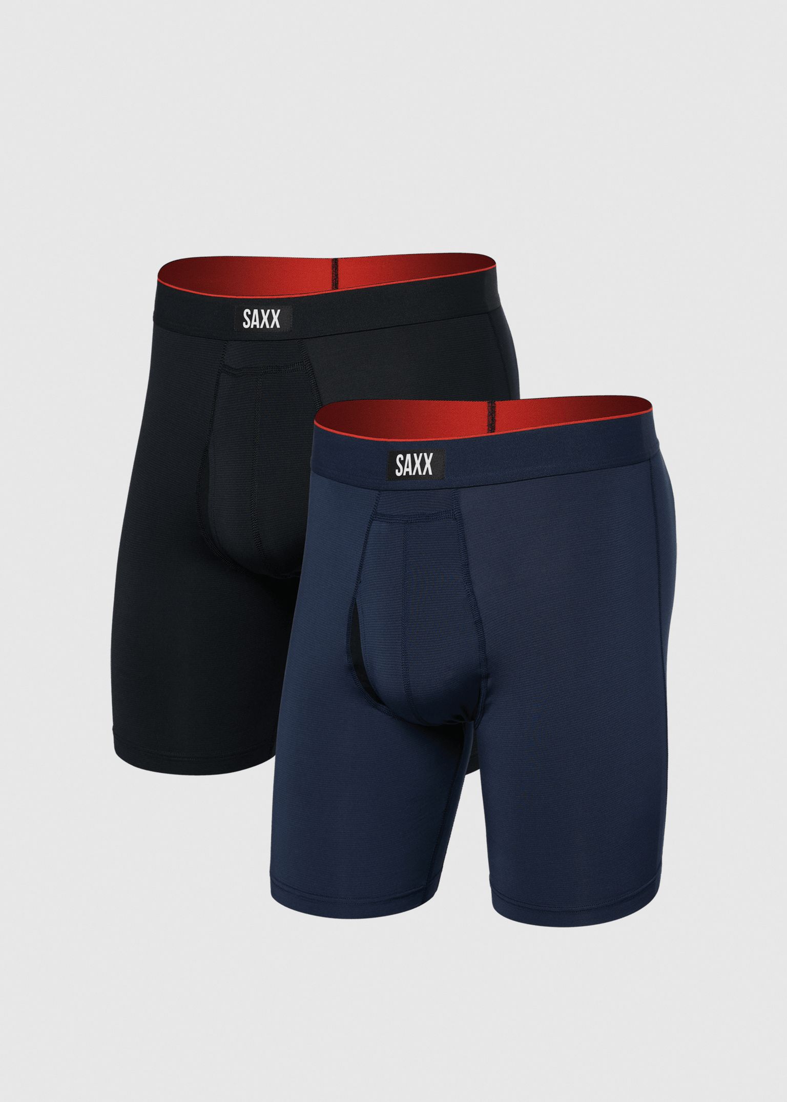 Multi-Sport Mesh Long Boxer Brief Fly 2 Pack image