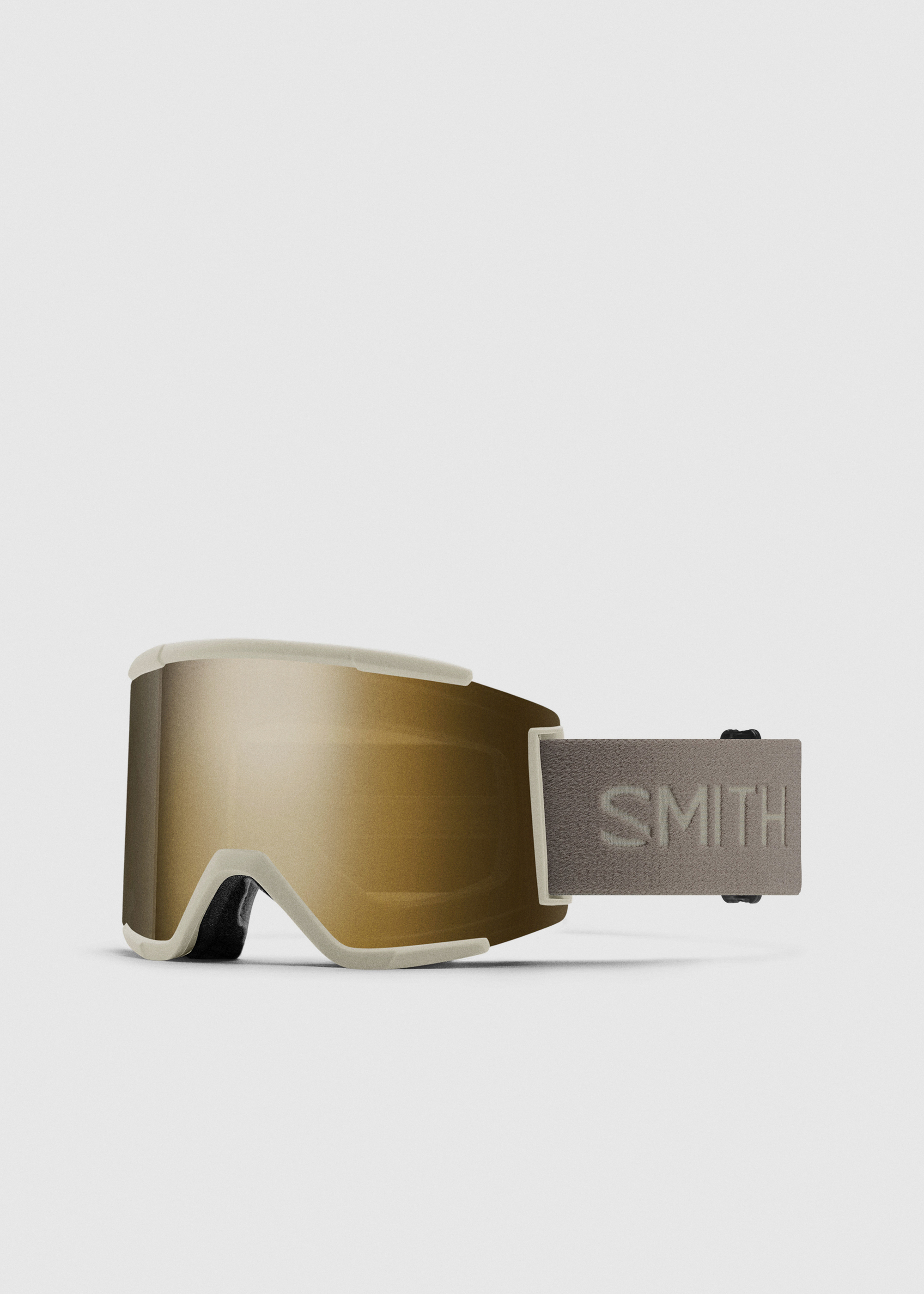 Smith Squad XL Chalk / ChromaPop Sun Black Gold Mirror Goggles