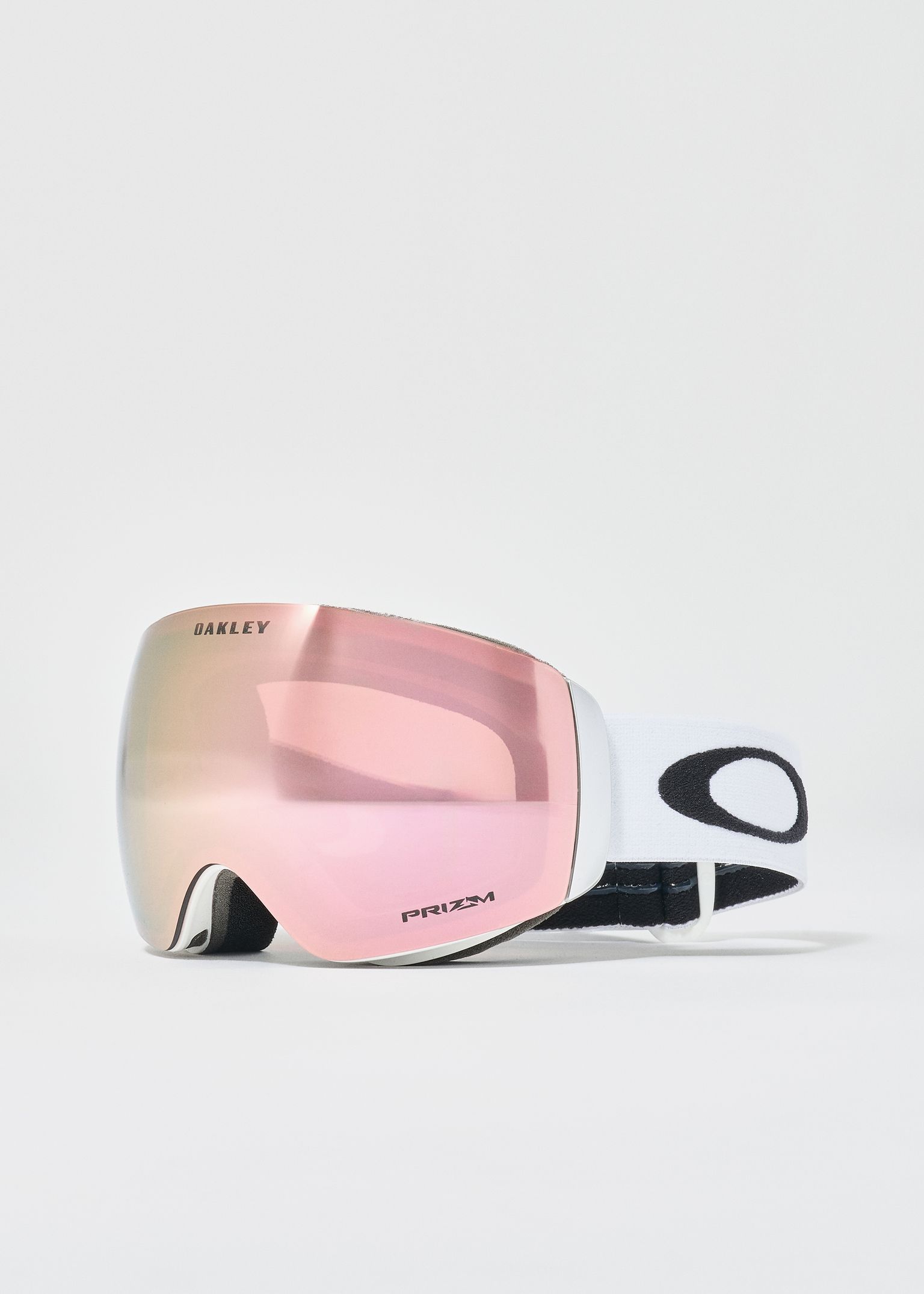Flight Deck M Matte White / Prizm Rose Gold Iridium Goggles image