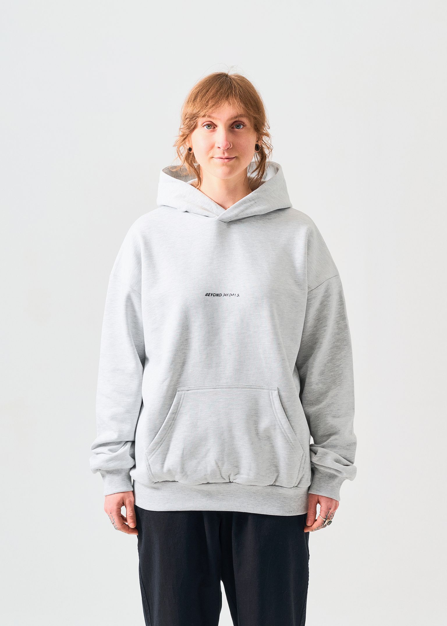 Distressed Logo Hoodie image