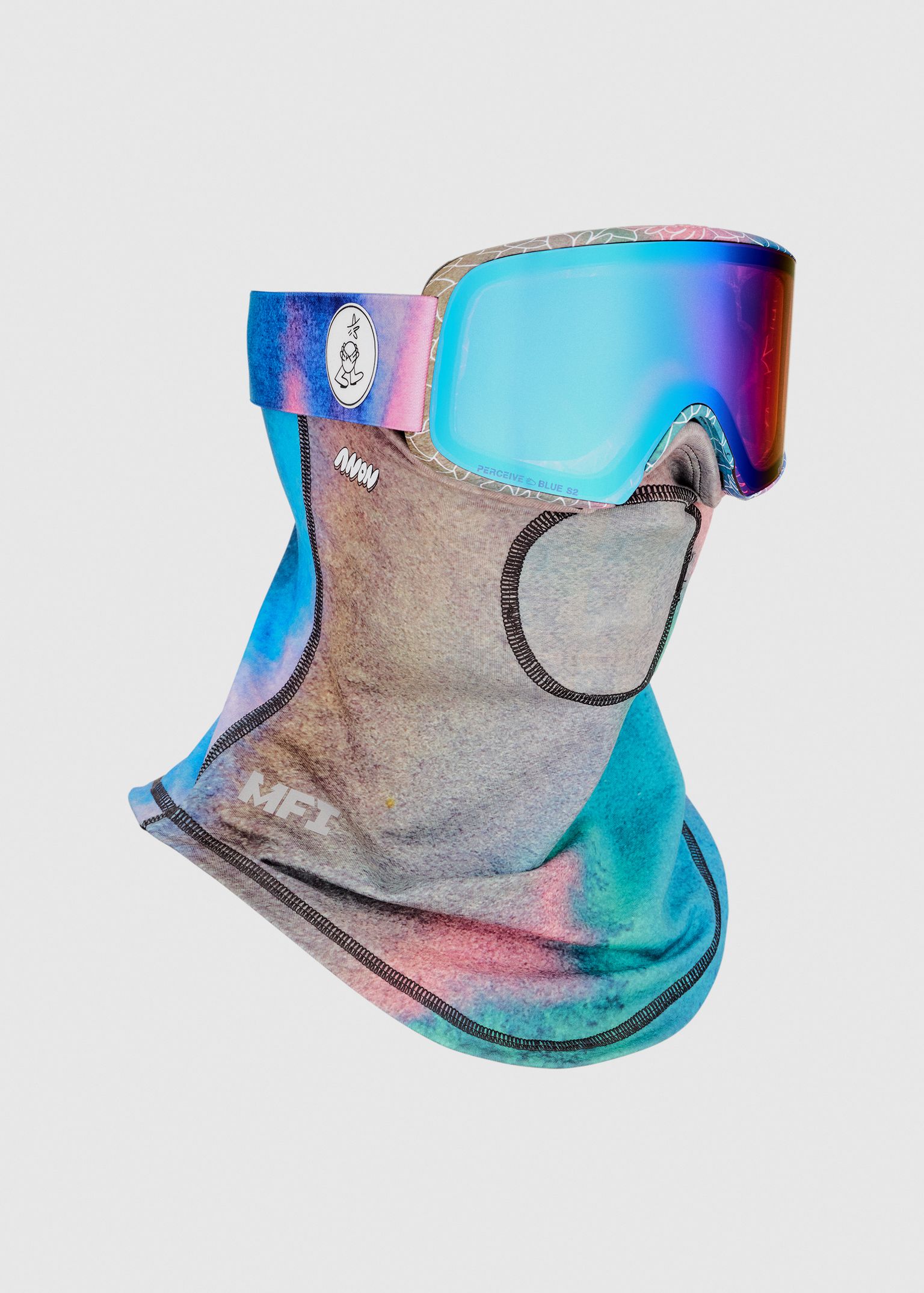 M6 Watercolour / Perceive Variable Blue Goggles image