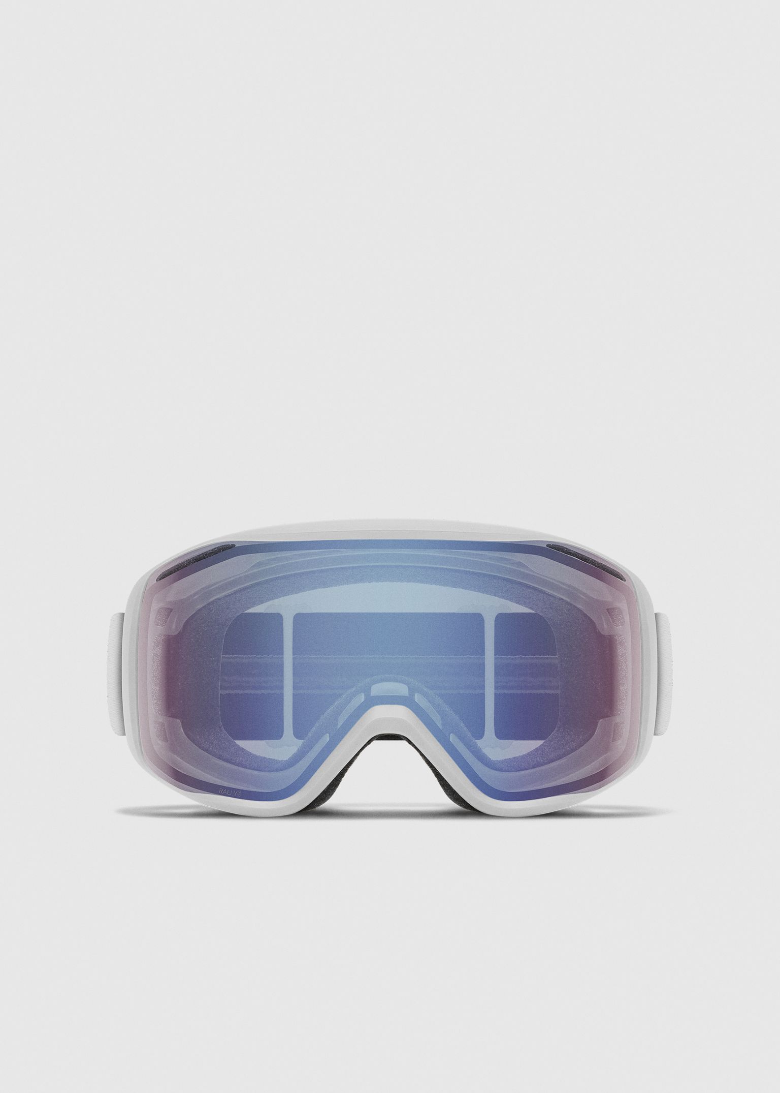 Rally White / Photochromic Blue Sensor Mirror Goggles image
