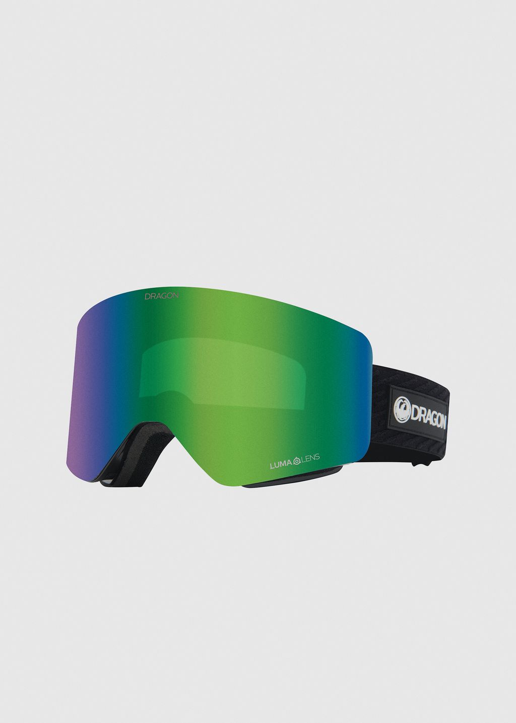 Dragon R1 Icon Green / Lumalens Green Ionized + Lumalens Amber Goggles