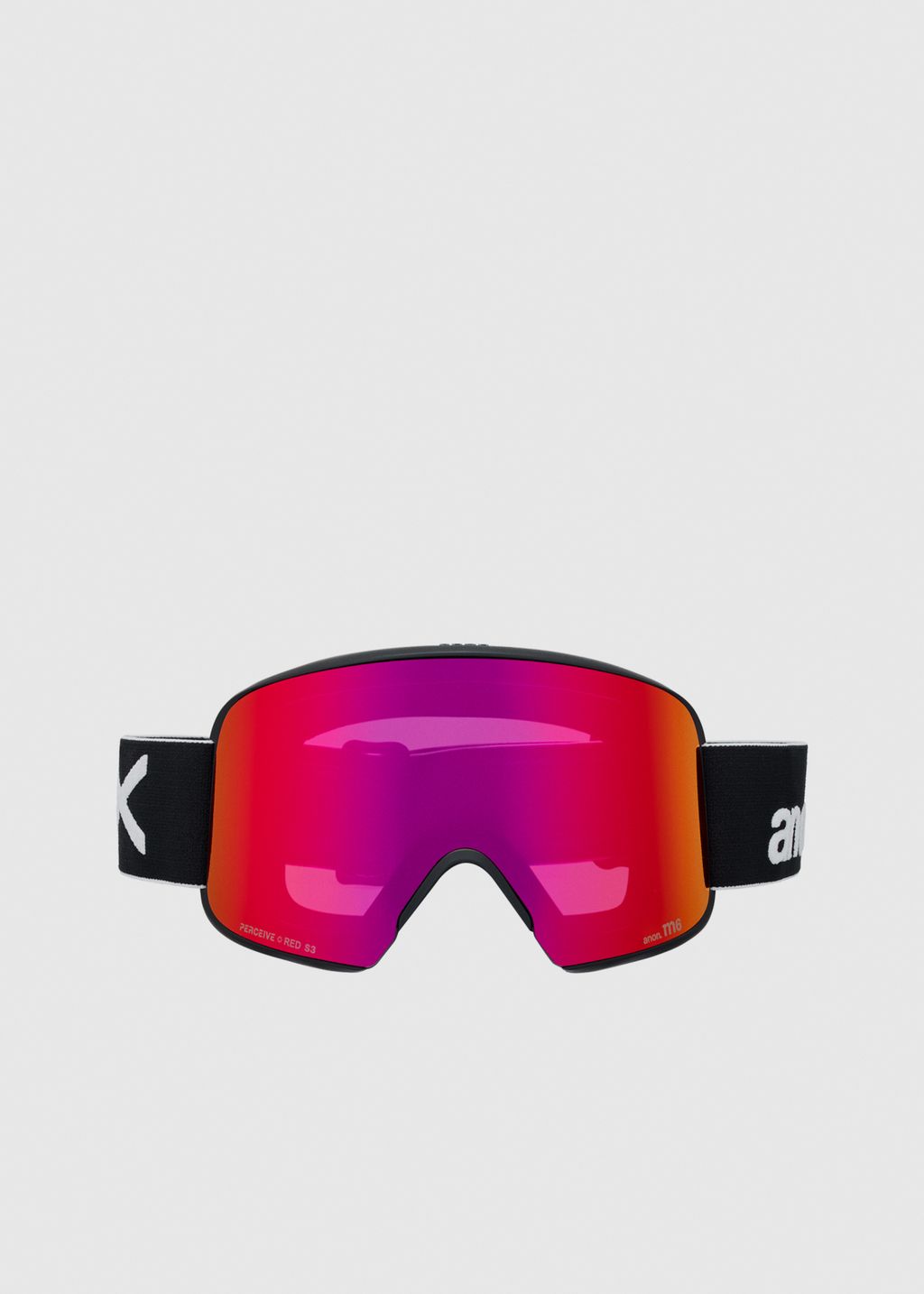 Anon M6 Black / Perceive Sunny Red Goggles