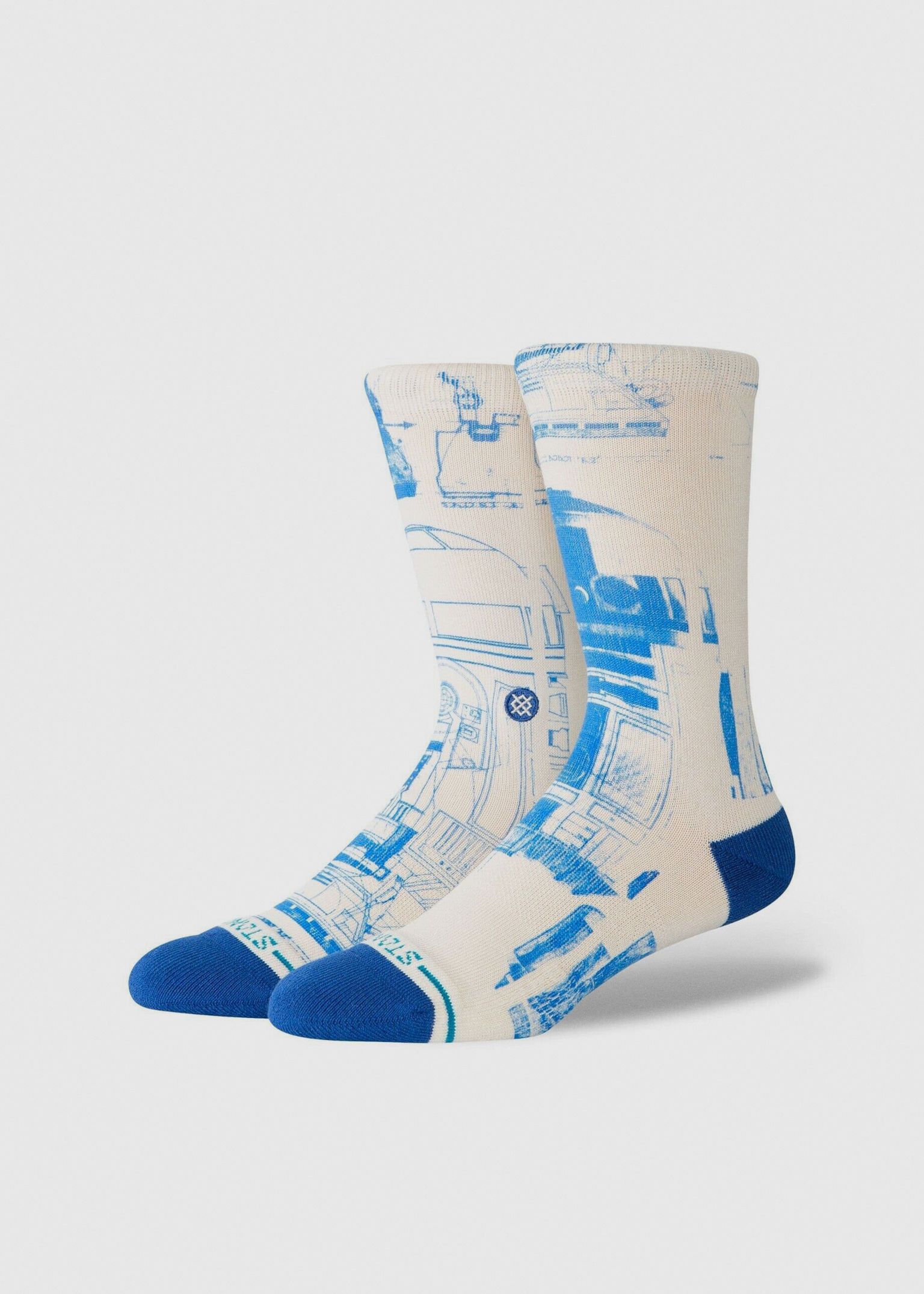 R2D2 SW Crew Sock image