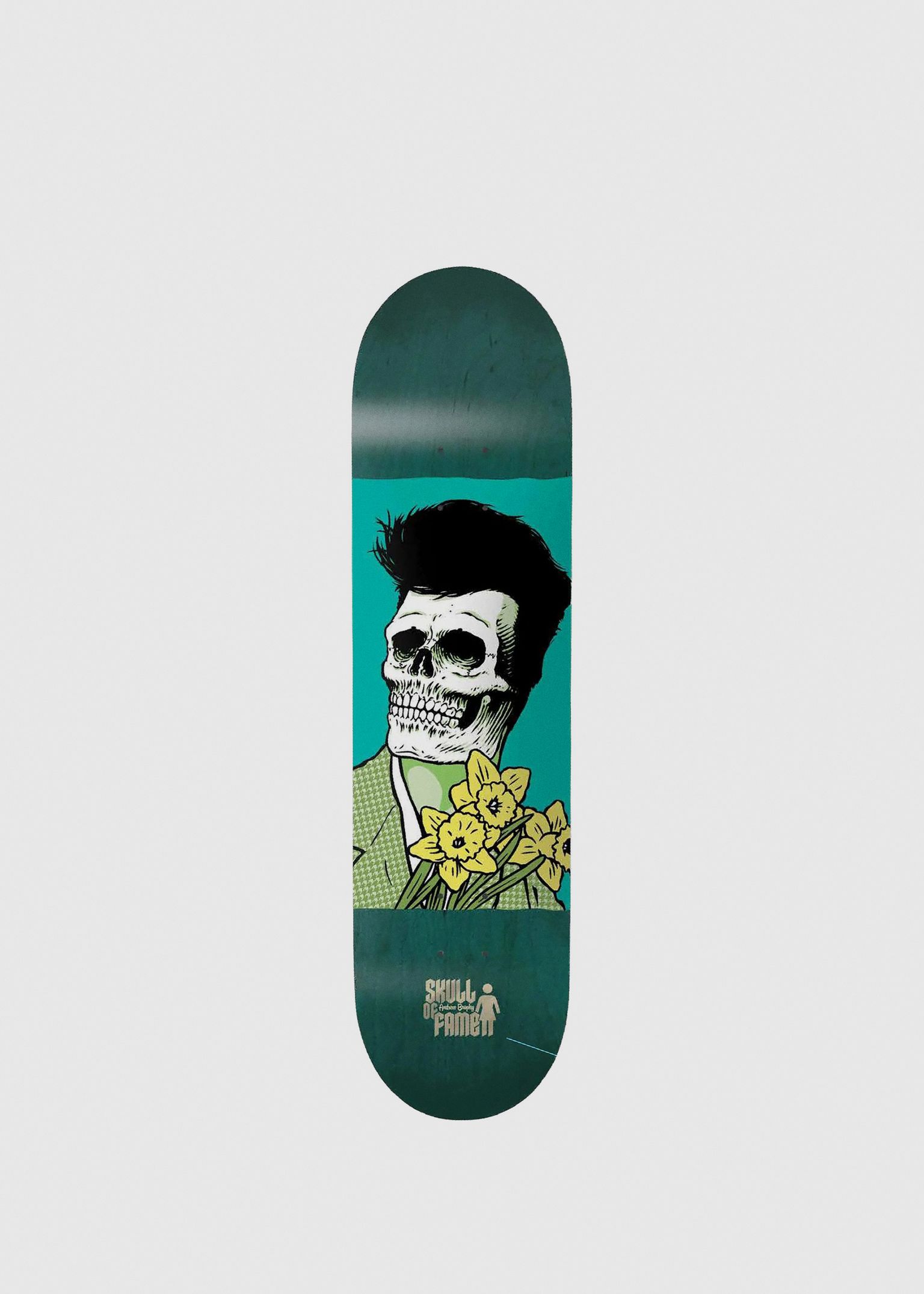 Brophy Skull Of Fame 8.5' Skateboard Deck image