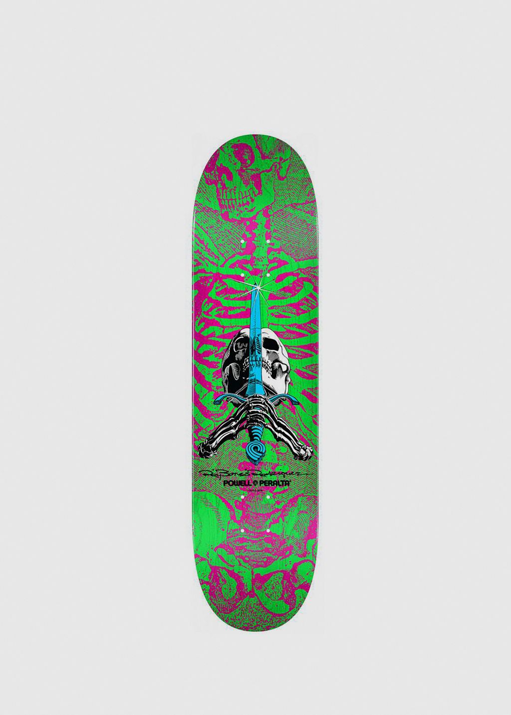 GQ1823◇POWELL PERALTA : 90's USA製 リザード Powell Peralta Old School Ripper Reissue Deck 9.89
