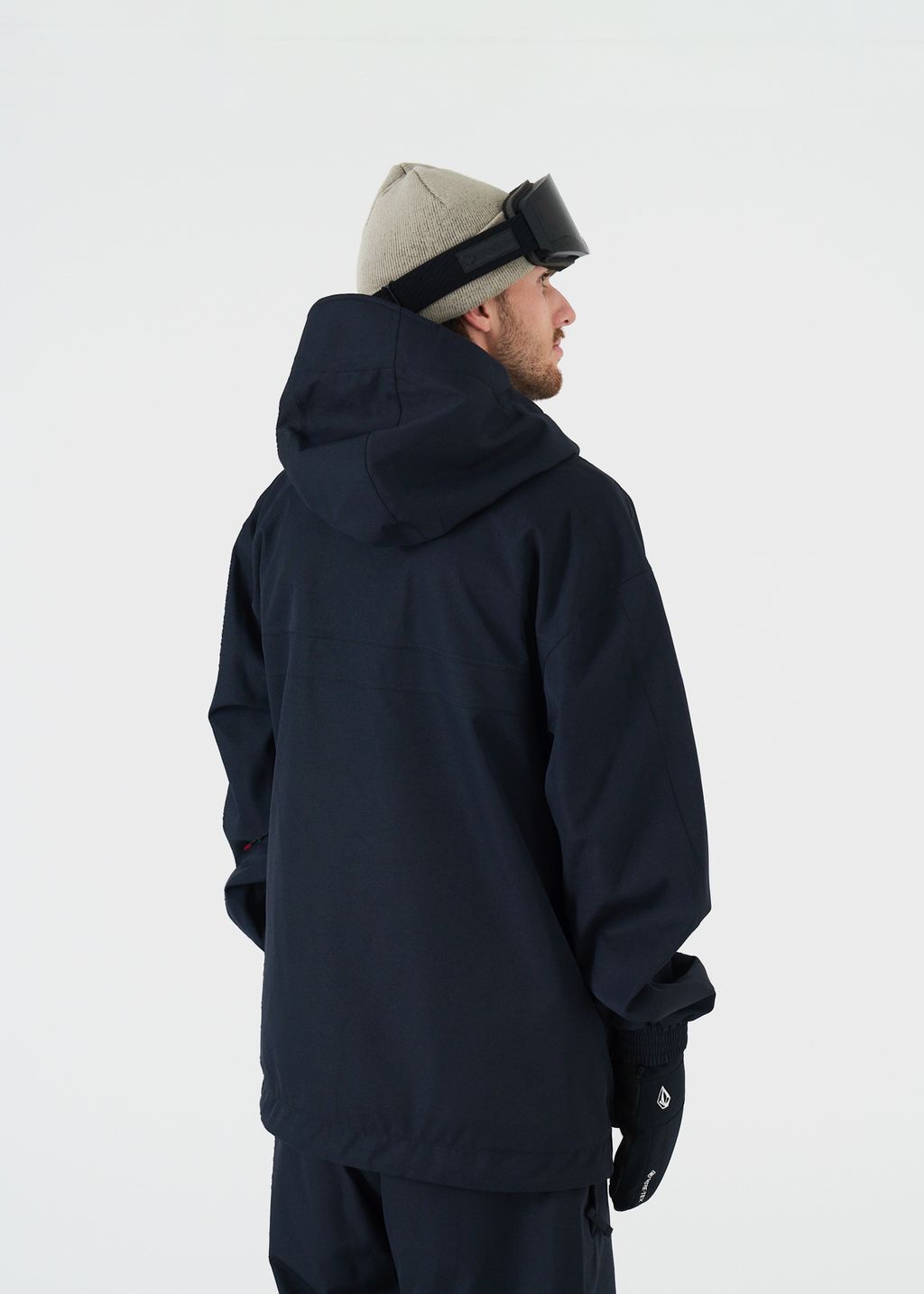 スノーボード MENS LONGO PULLOVER JACKET - BLACK Longo jacket - BLACK - Men - Volcom EU – Volcom Europe