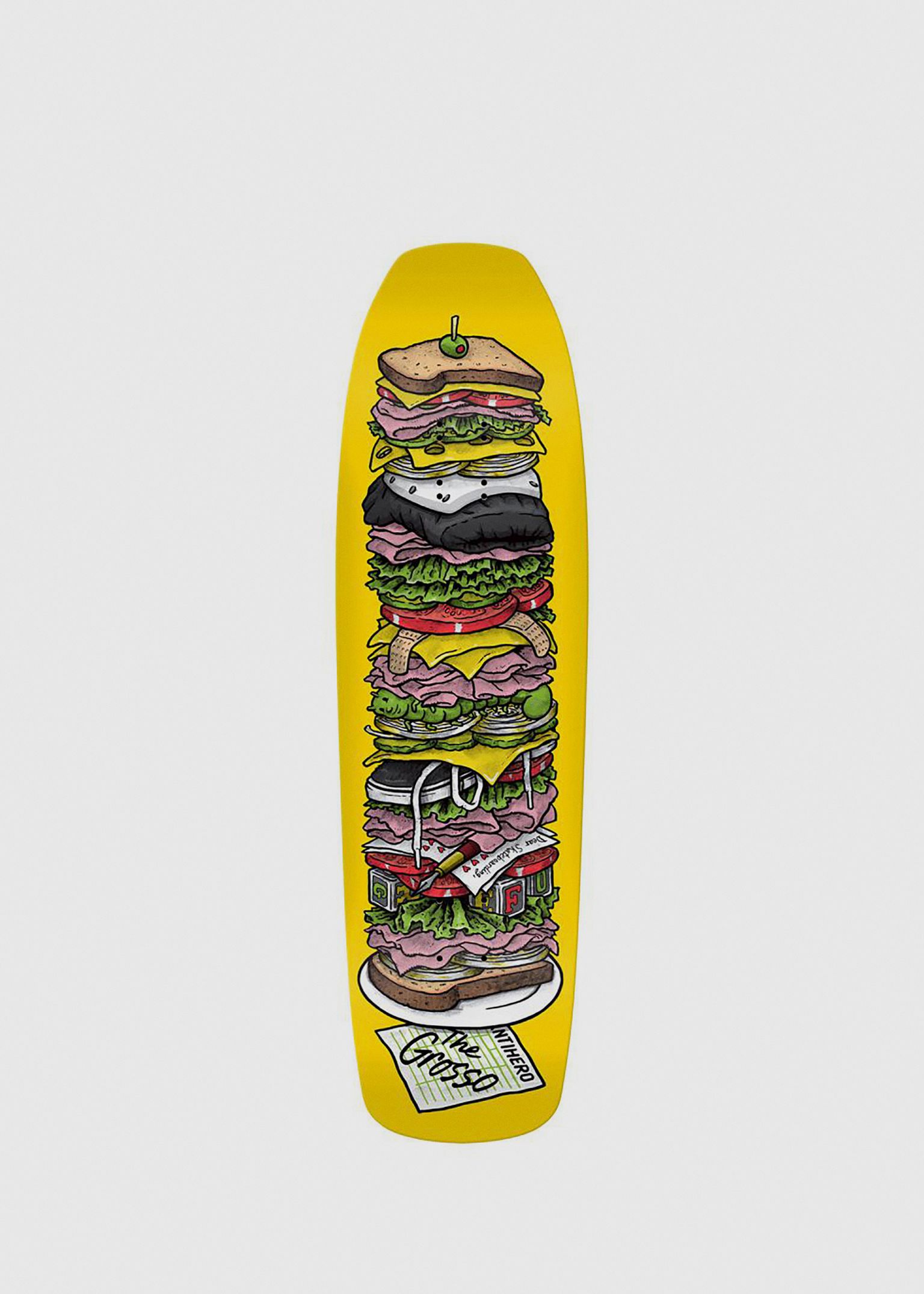 Pro Grosso Dagwood Re-Color Multi 9.25" Skateboard Deck image