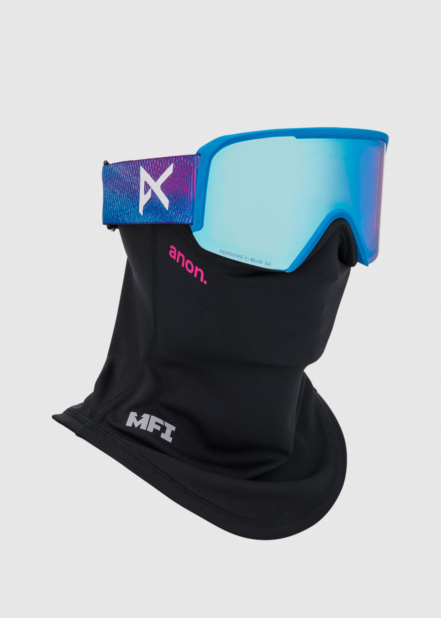 Nesa S Pink Denim / Perceive Variable Blue Goggles image