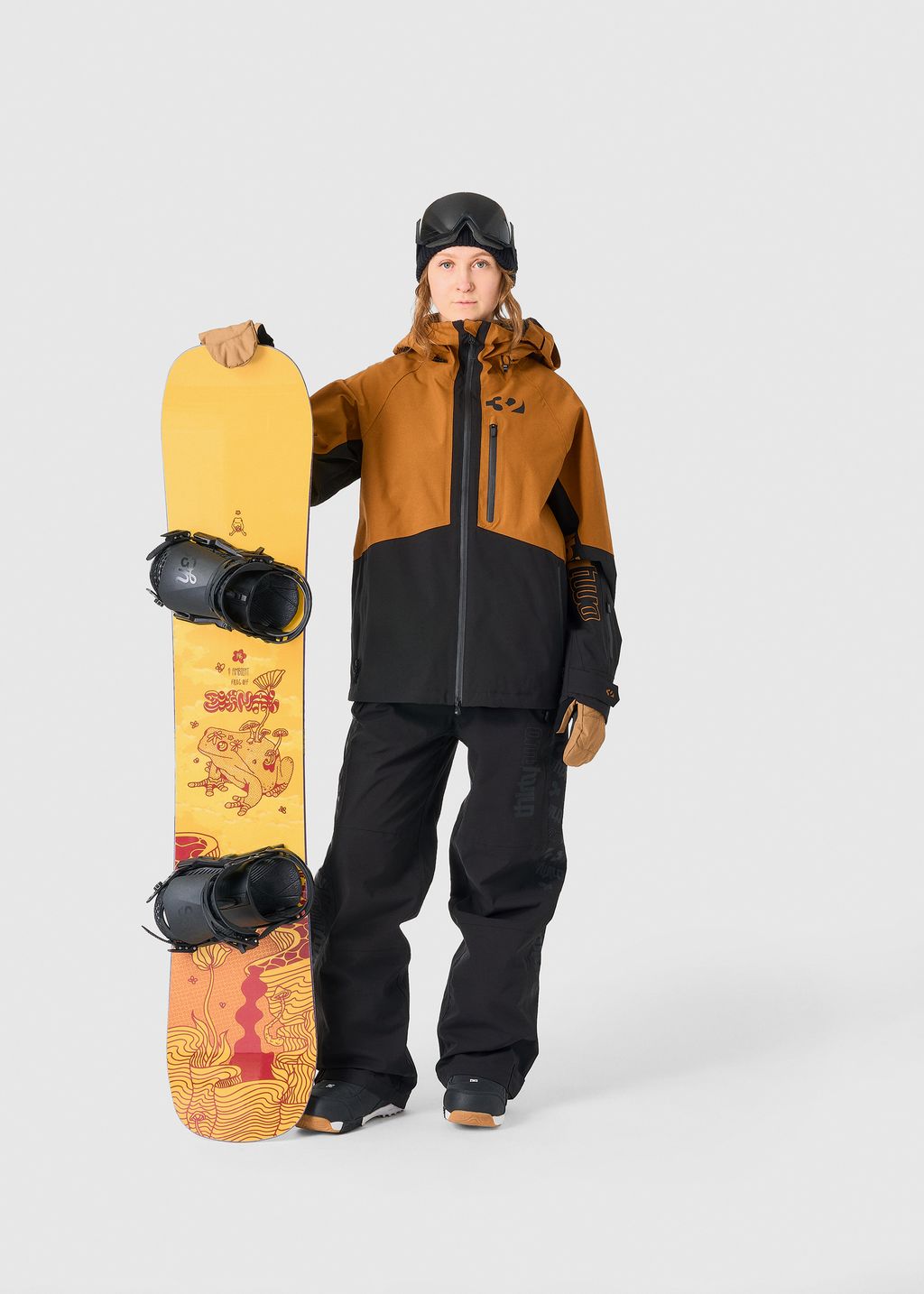 thirtytwo sweeper pants 22-23 ブラック/オレンジ ThirtyTwo Sweeper Pants