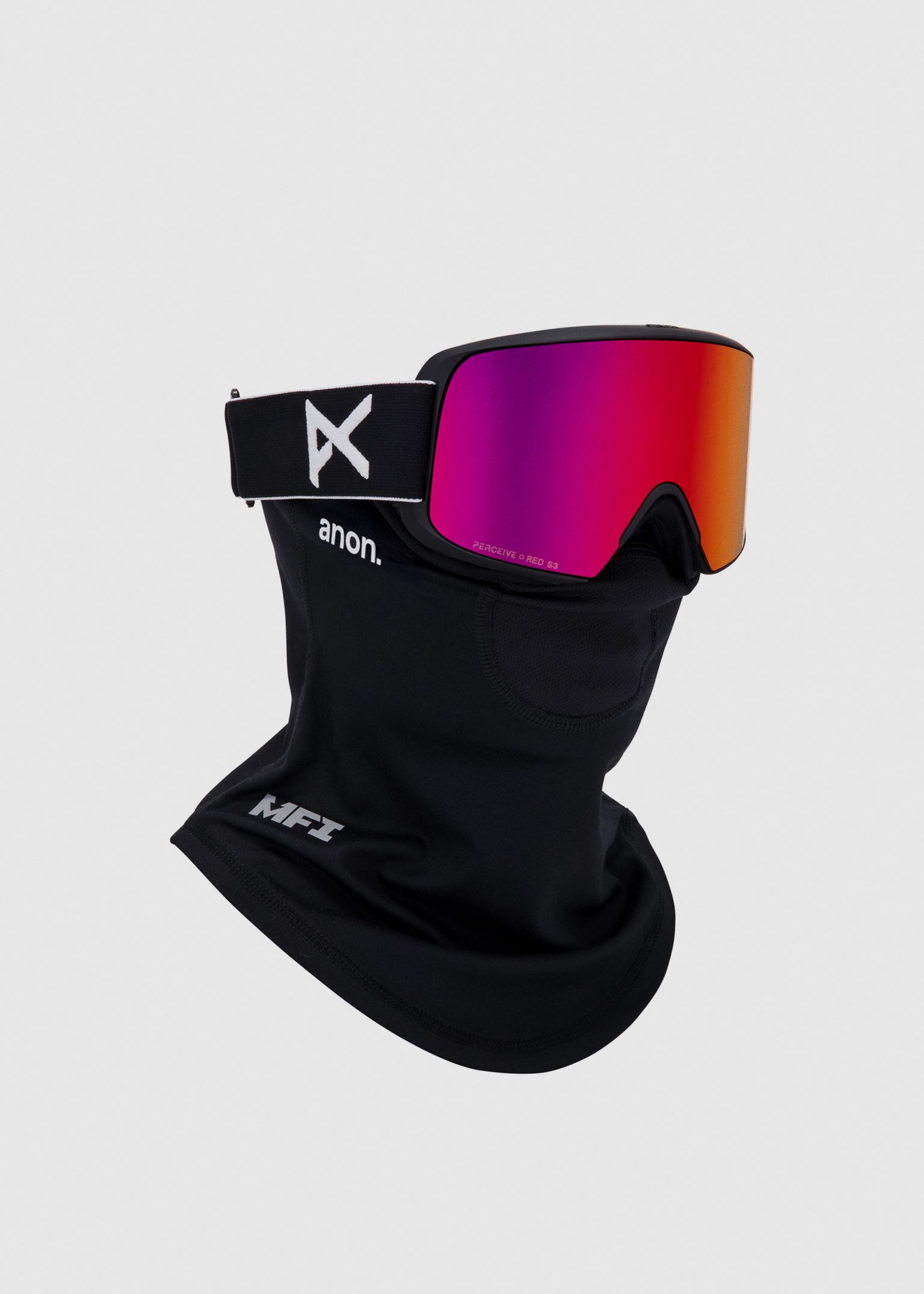 M6S Black / Perceive Sunny Red Goggles image