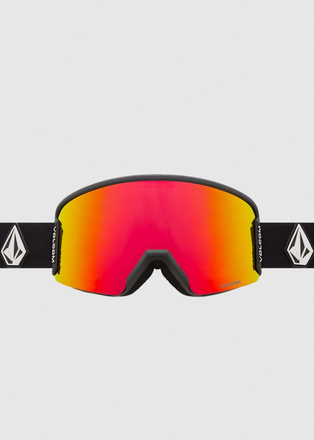 Volcom Garden 2 Matte Black / Red Chrome Goggles
