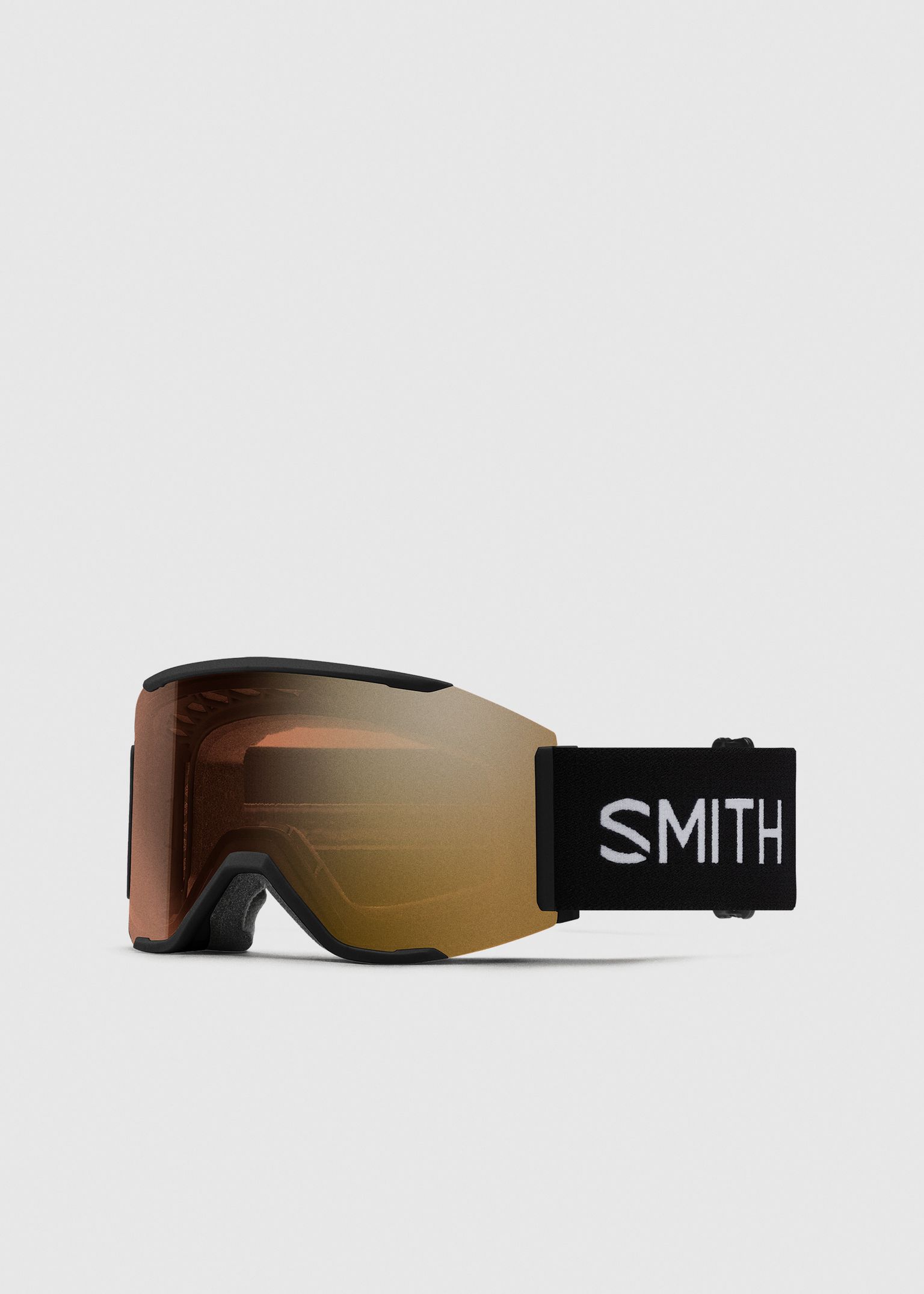 Squad MAG (Low Bridge Fit) Black / ChromaPop Sun Black Gold Mirror Goggles image