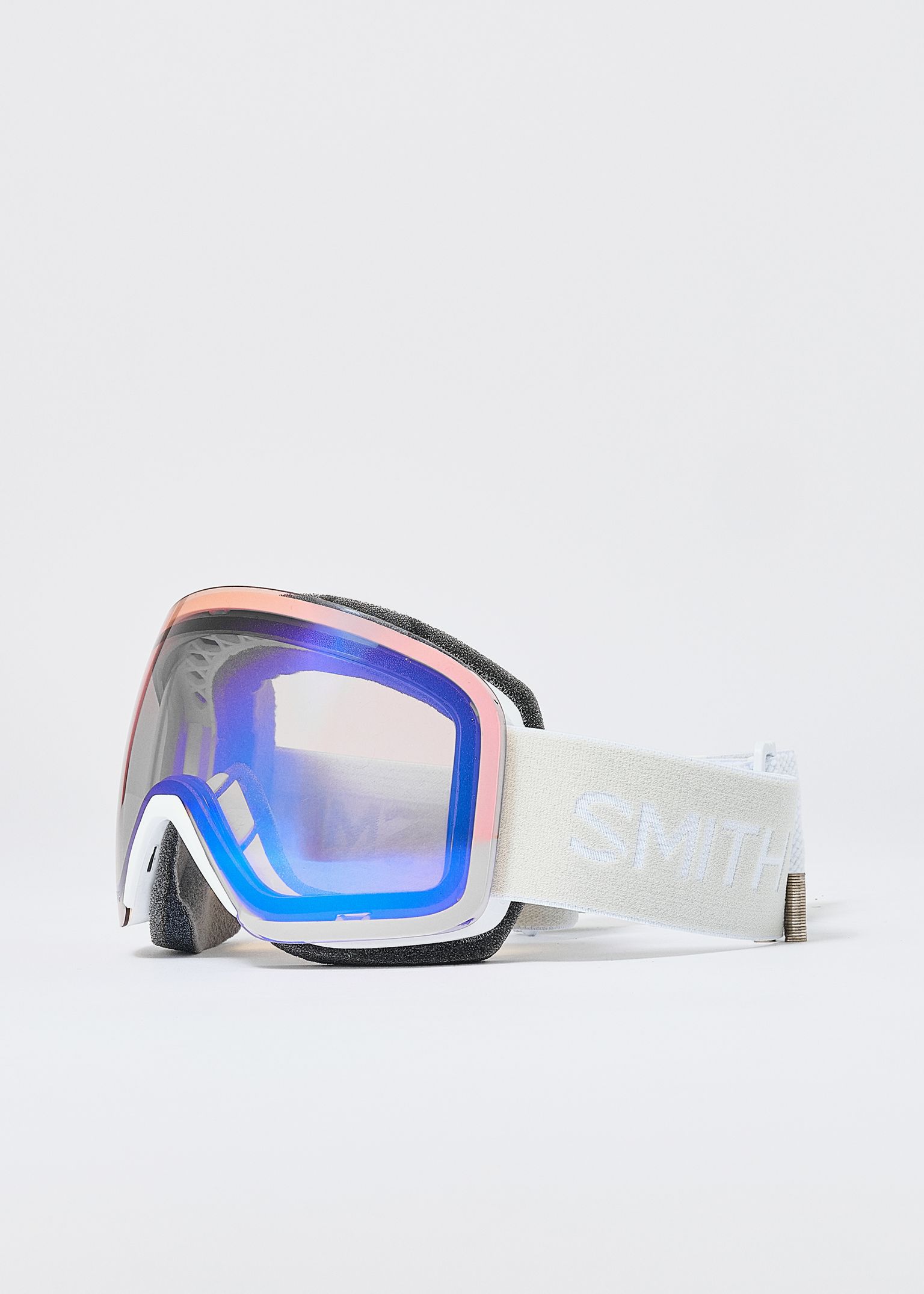 Skyline White Vapor / ChromaPop Pro Photochromic Blue Mirror Goggles image