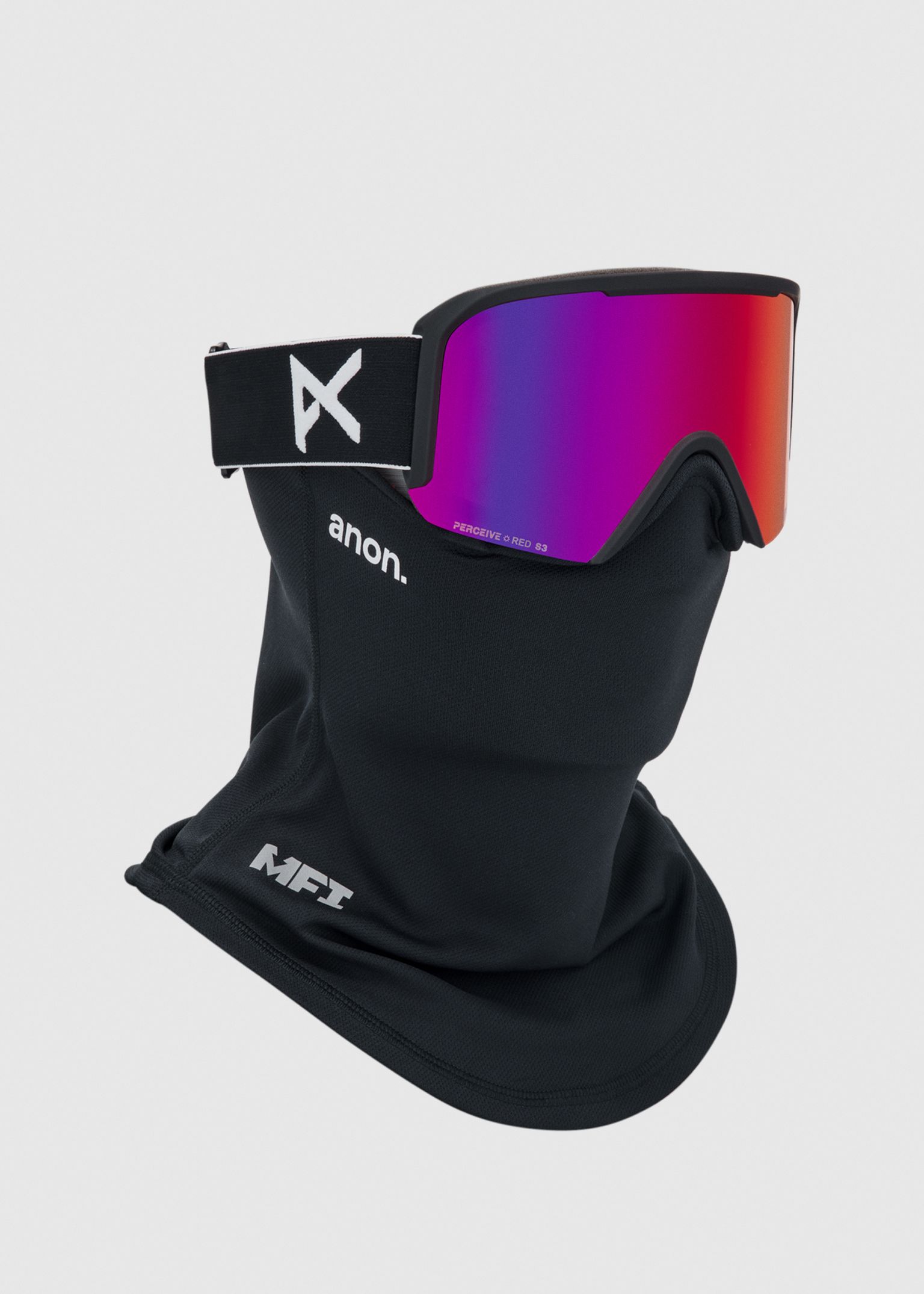 Nesa S Black / Perceive Sunny Red Goggles image