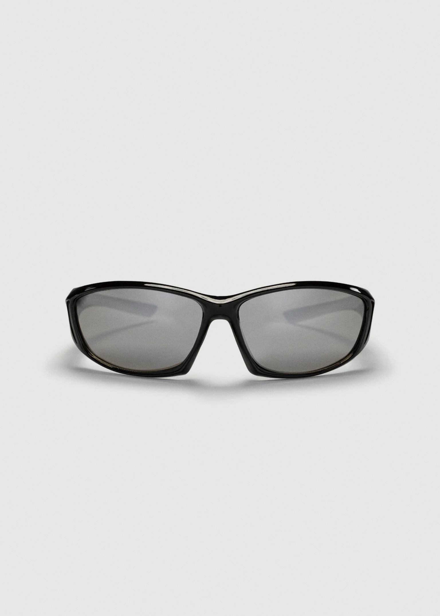 Kreuzberg Shiny Black / Silver Mirror Sunglasses image