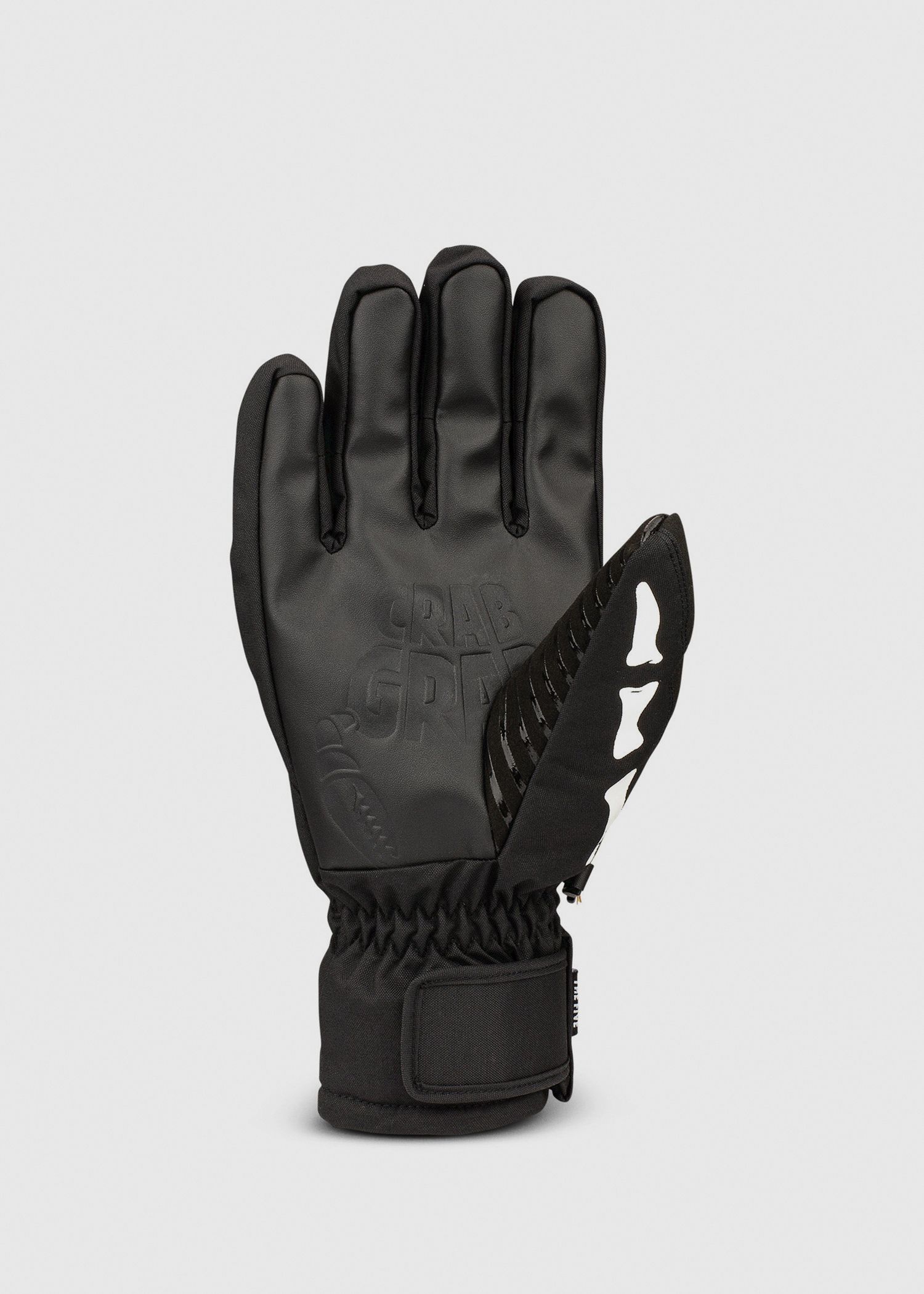 Rob Brandt ロブ・ブラント　クラッシュドカップ Crab Grab Gloves Five Glove - black (bones reflective)