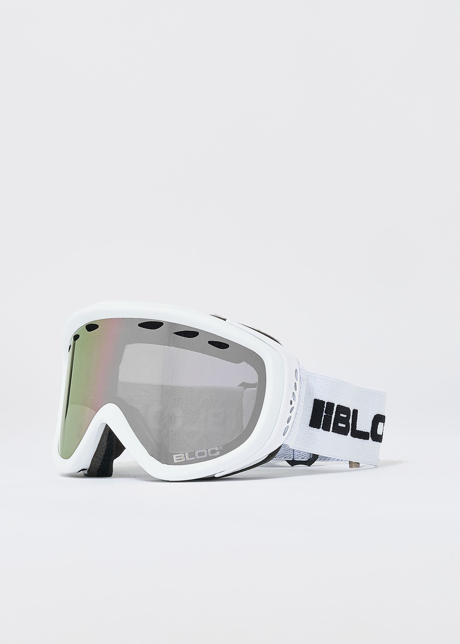 Mars Matte White / Pink Mirror Goggles image