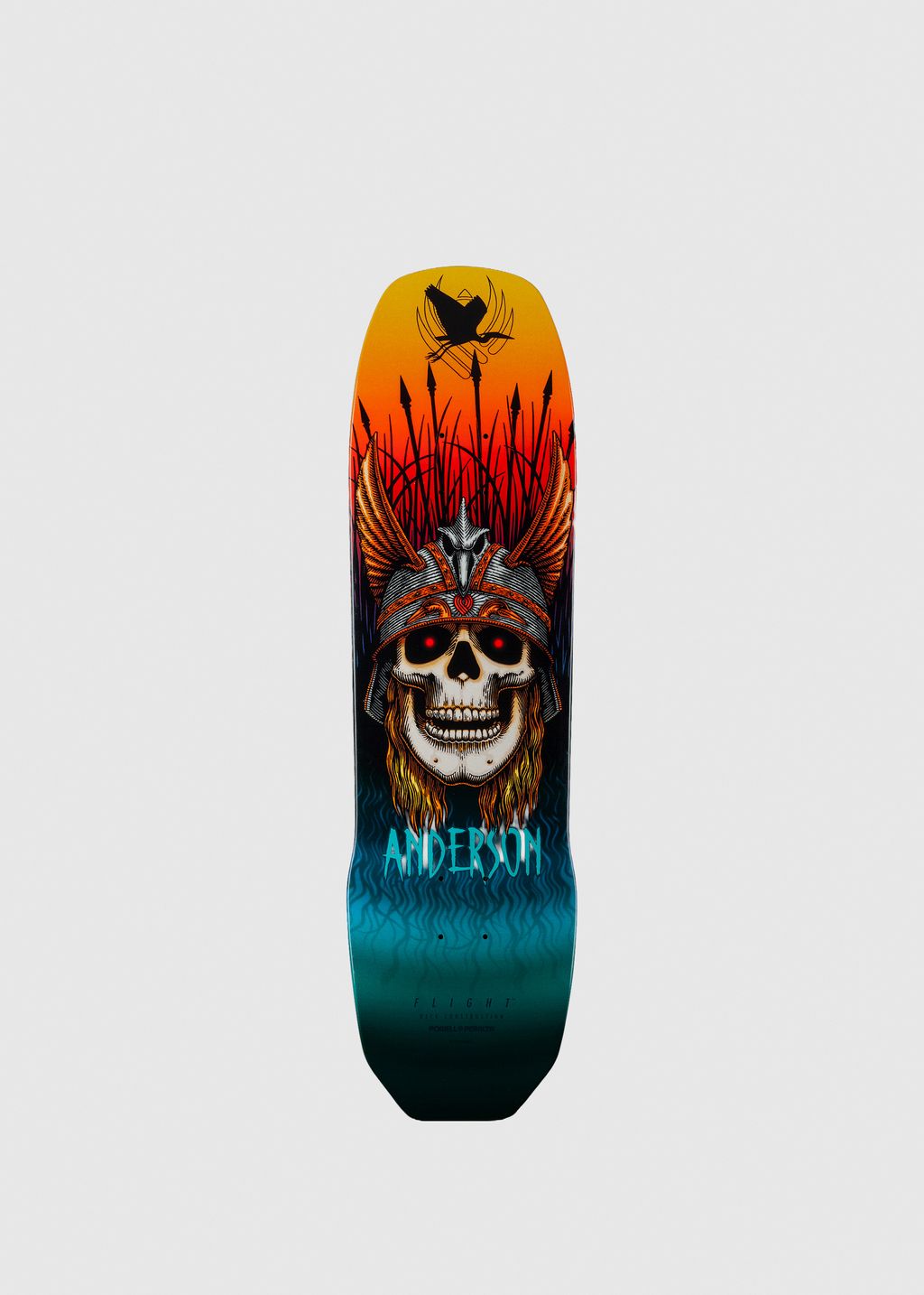 Powell Peralta Flight Andy Anderson Heron Skull 8.45' Skateboard Deck