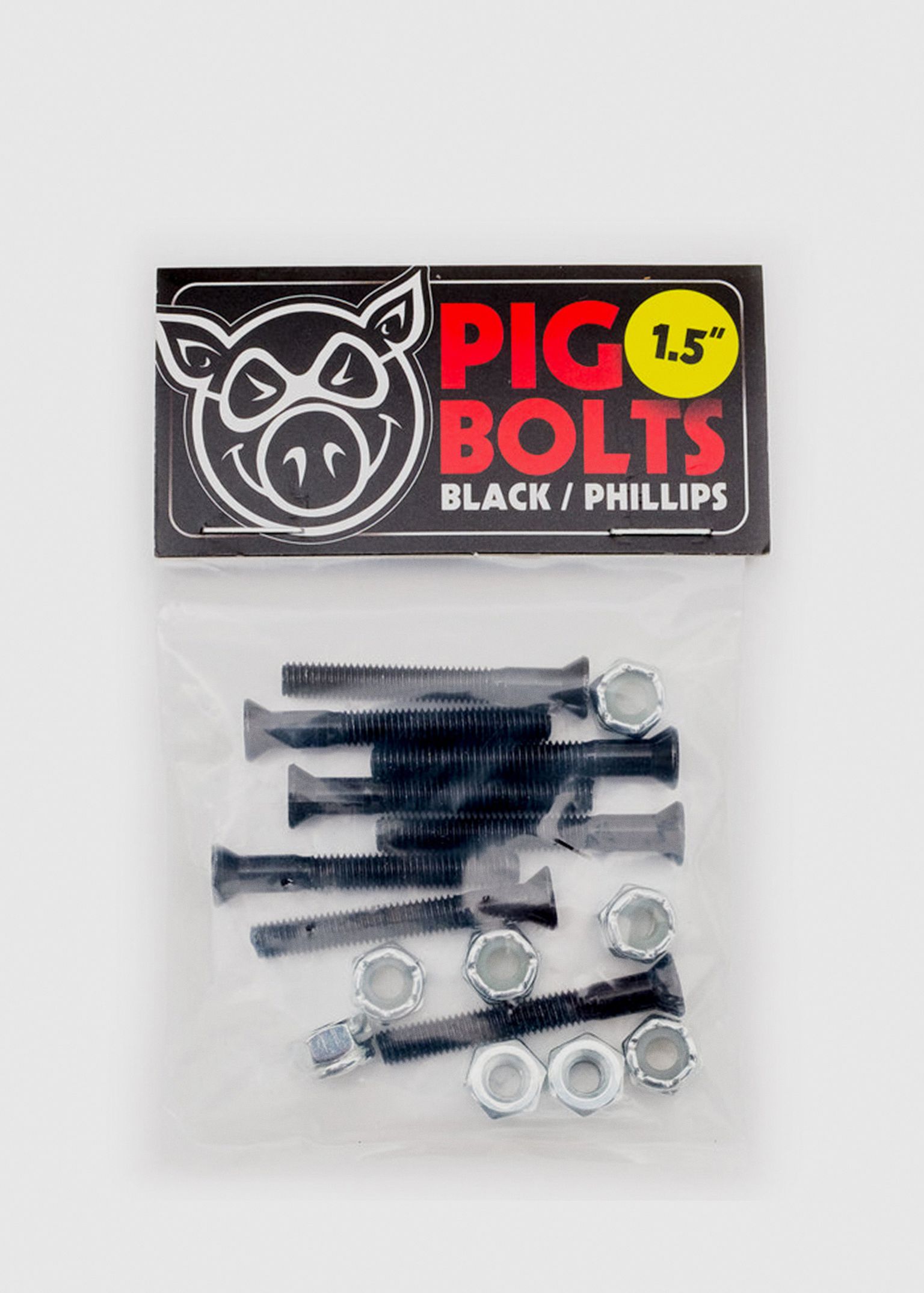 Phillips Bolts Black 1.5" Sticker image