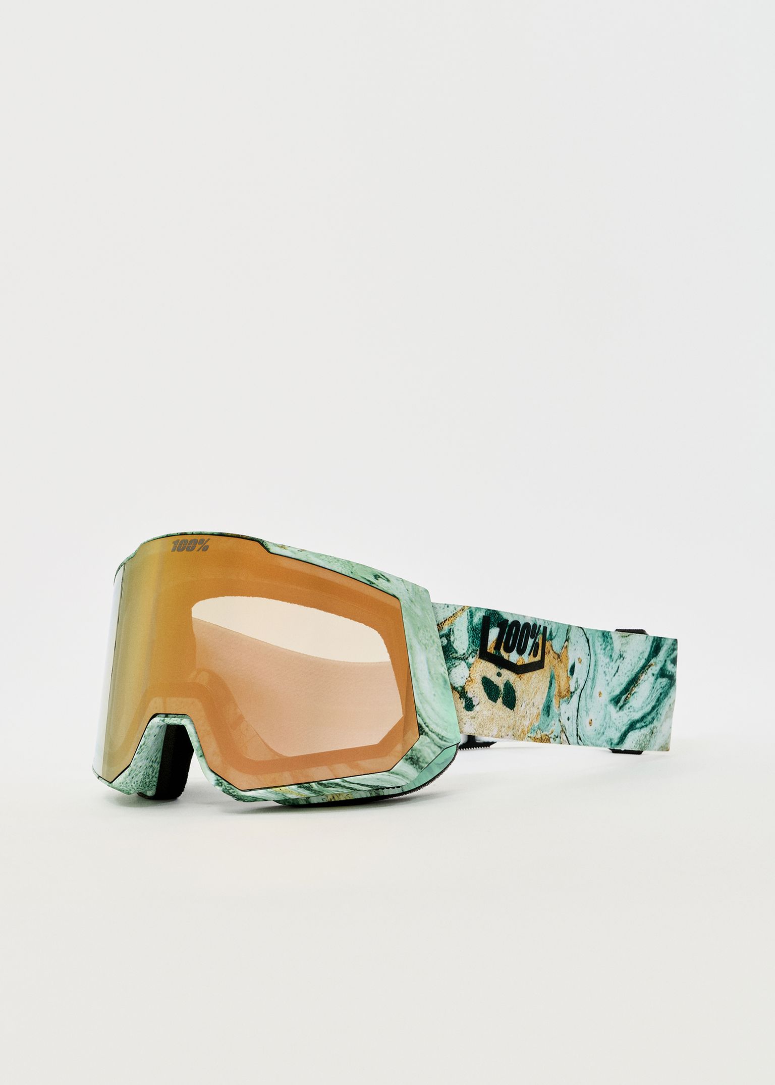 Snowcraft XL Fossil Express / HiPER Copper ML Mirror + HiPER Pink Turquoise ML Mirror Goggles image