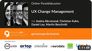 Panel: UX Change Management