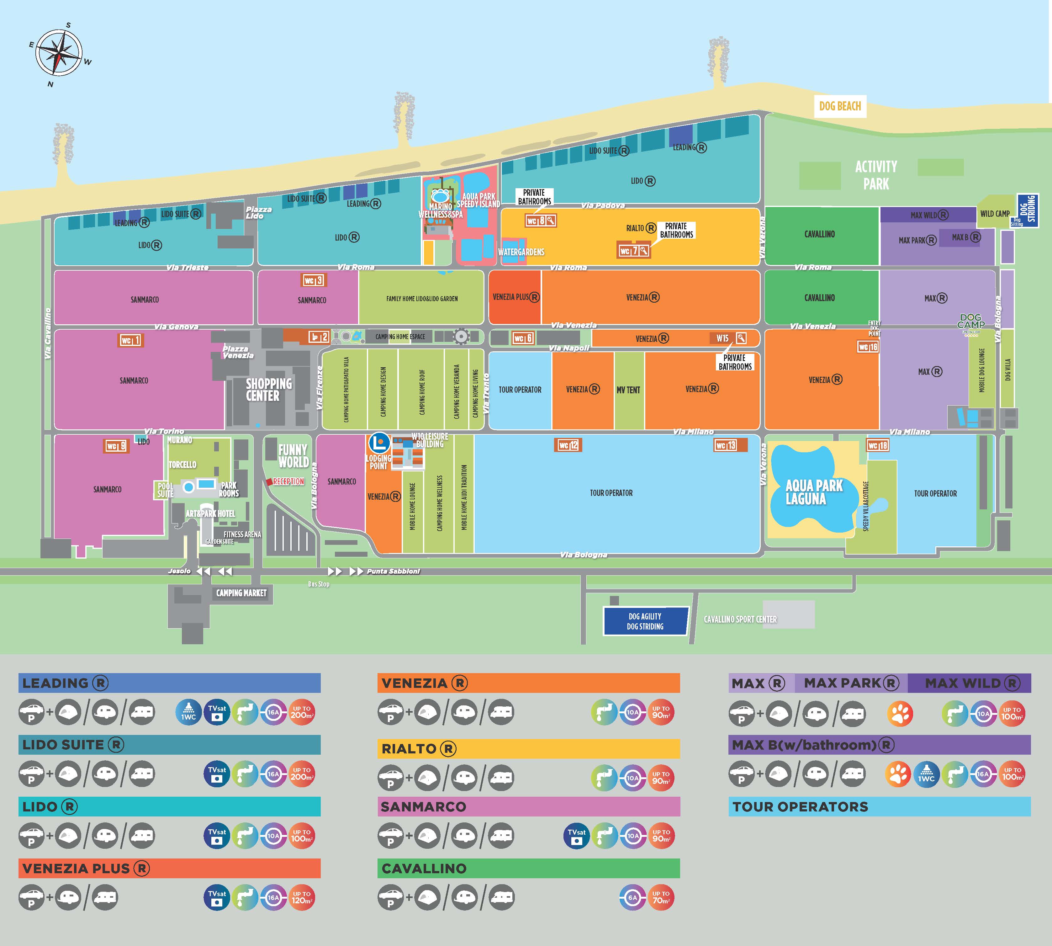 Union Lido Mare Map: Floor Plan and Virtual Tour