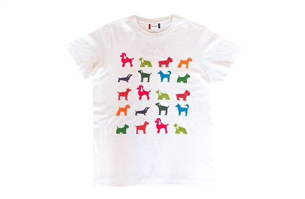 T-shirt Bianca Dog Camp